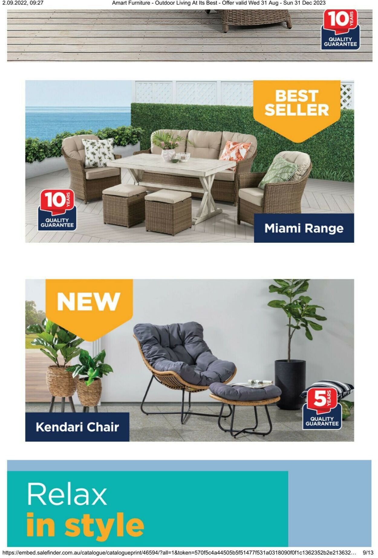 Amart Furniture Catalogue from 01/10/2023