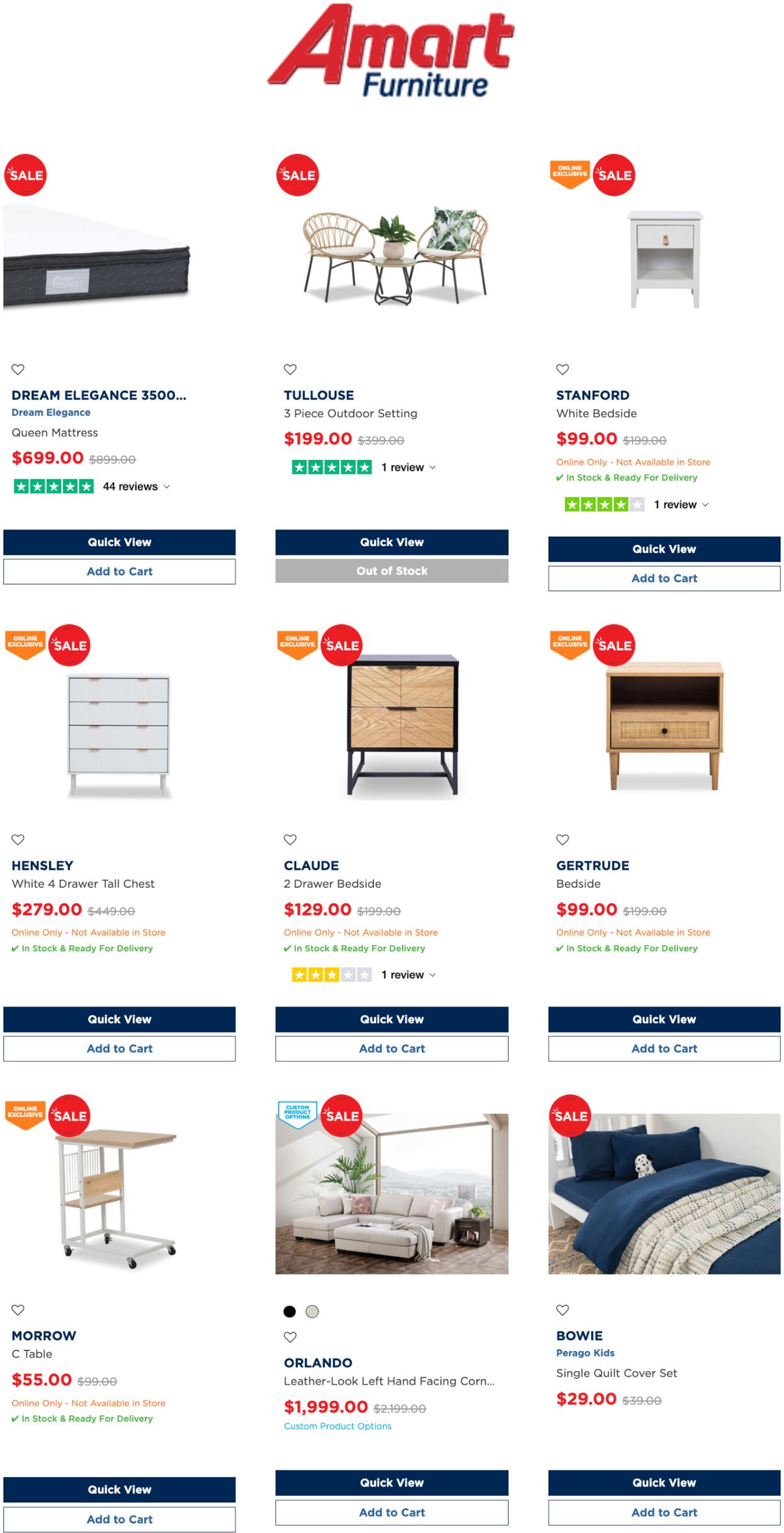 Amart Furniture Catalogue from 17/08/2022