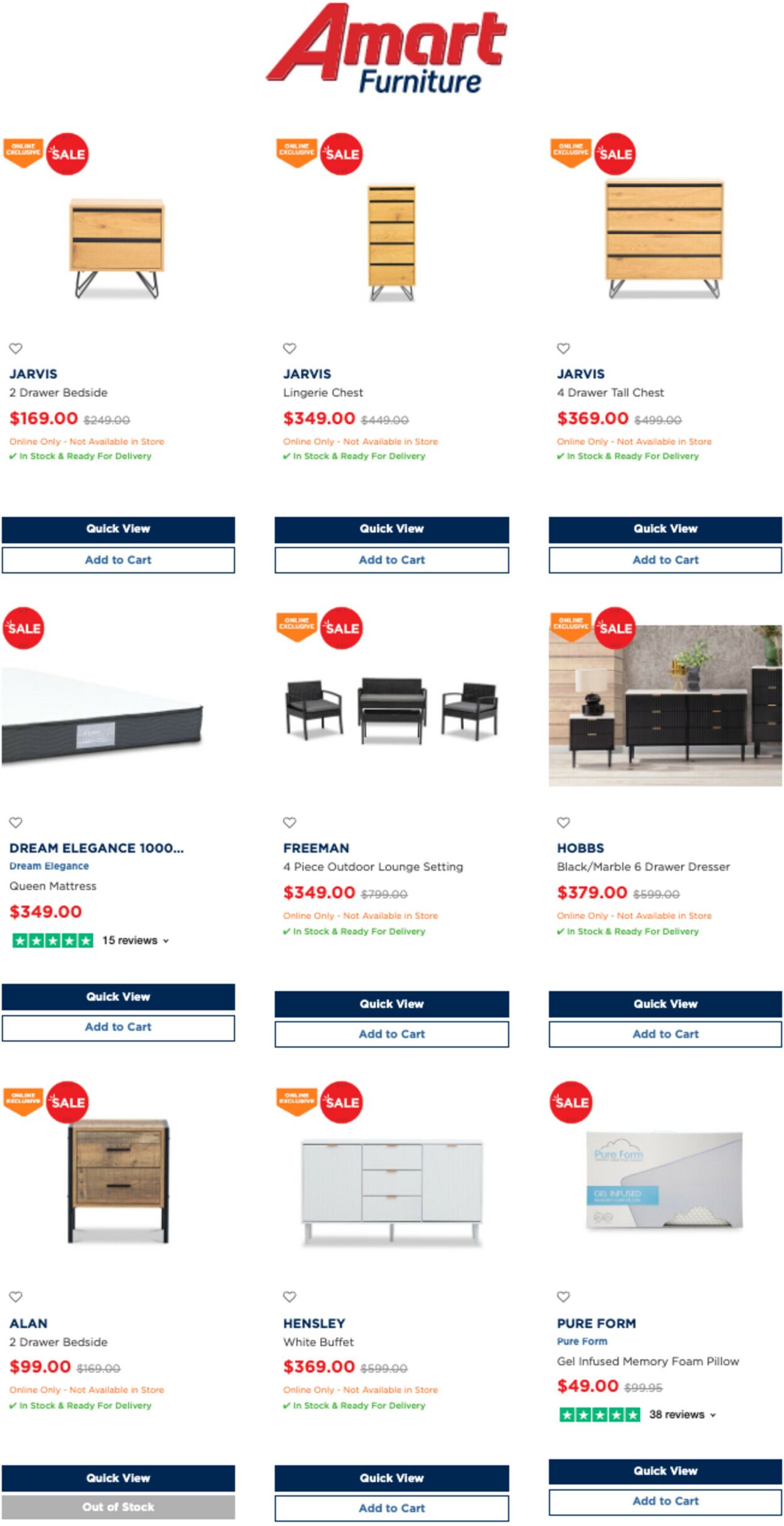 Amart Furniture Catalogue from 01/09/2022