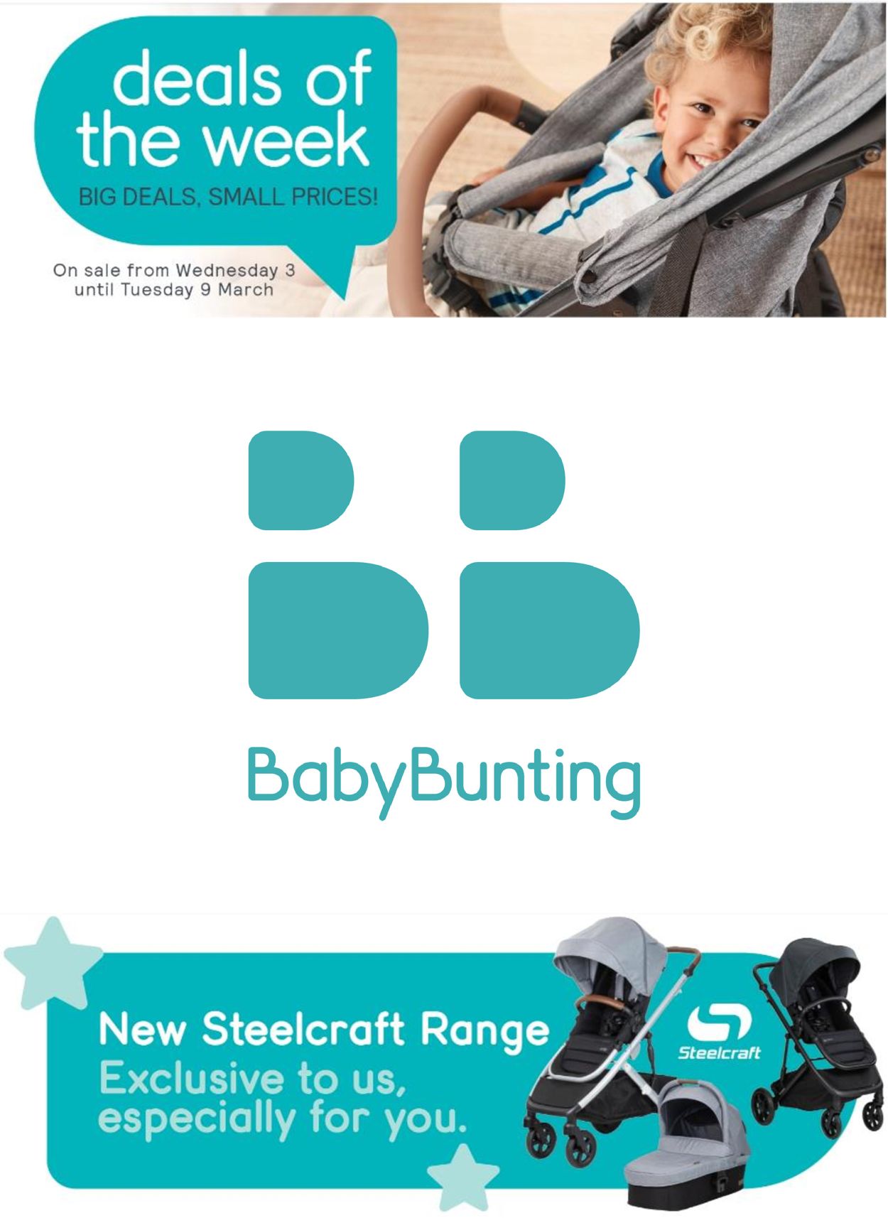 Baby Bunting Catalogue from 03/03/2021