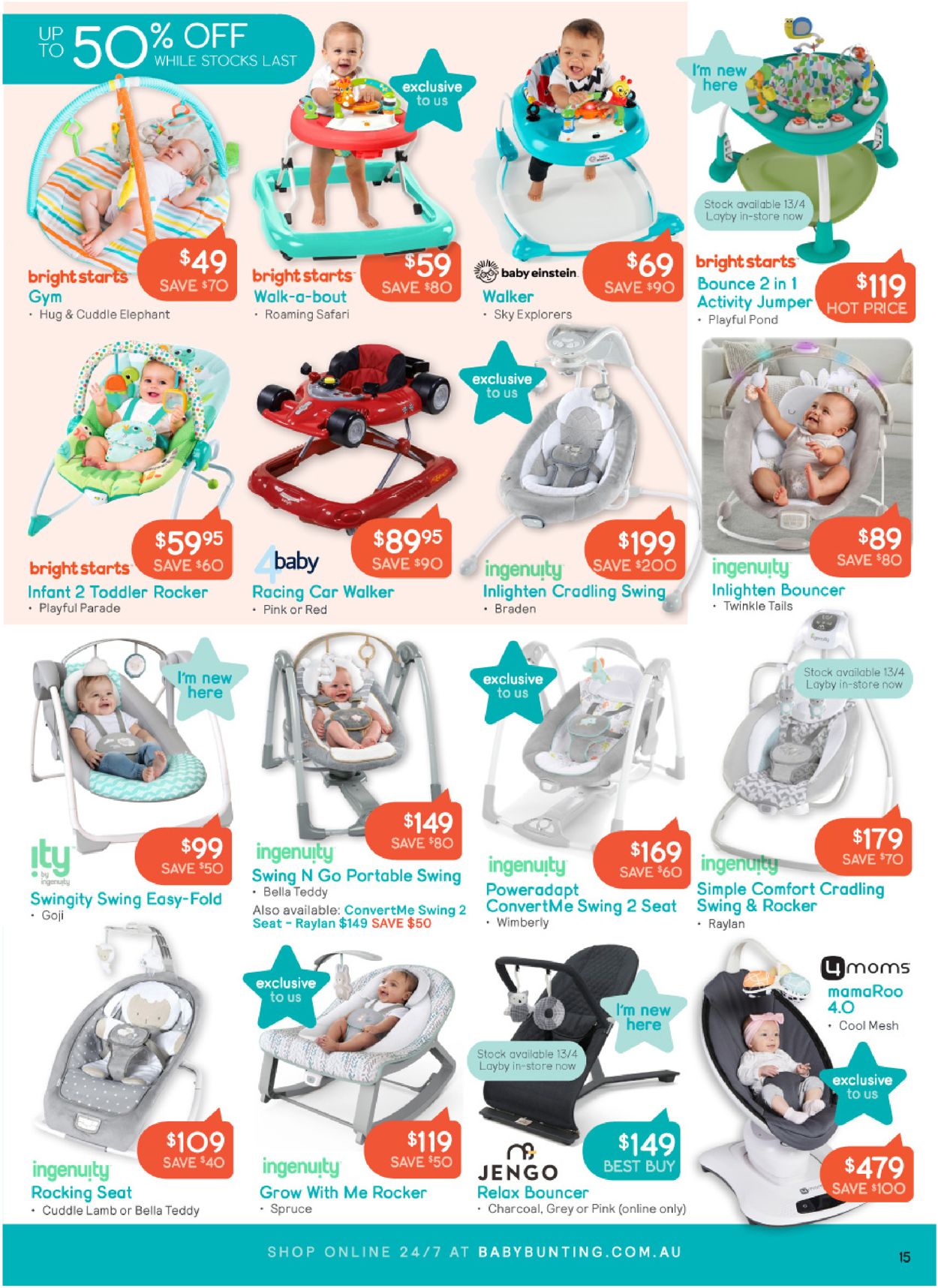 Baby Bunting Catalogue from 31/03/2021