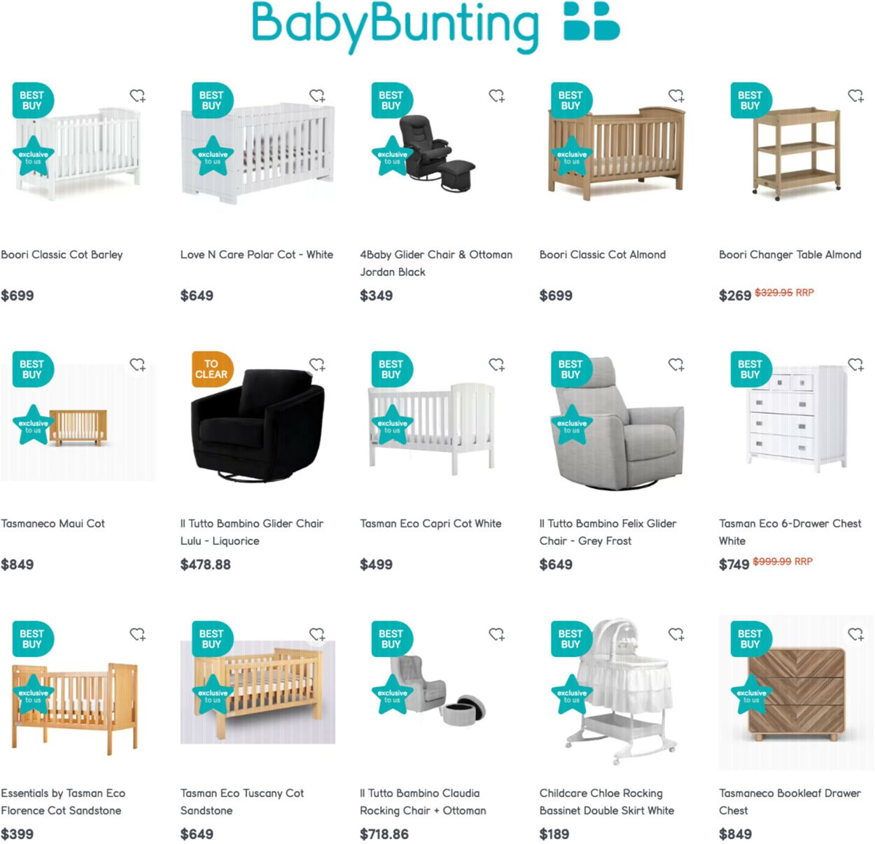 Baby Bunting Catalogue from 17/10/2022