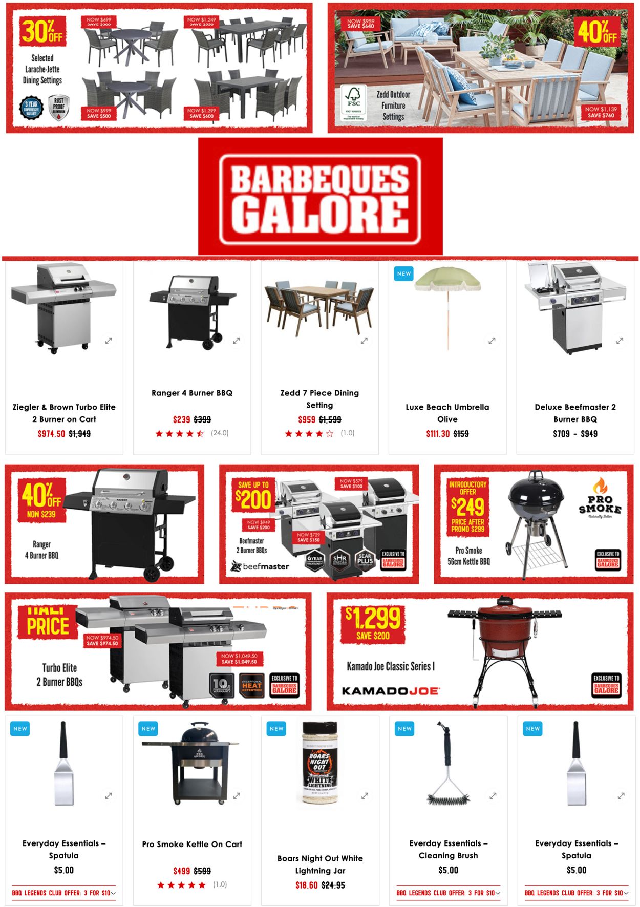 Barbeques Galore Catalogue from 23/02/2022