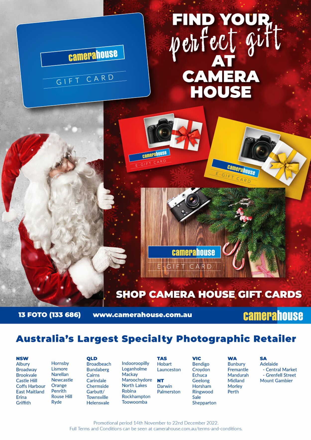 Camera House Catalogue from 14/11/2022