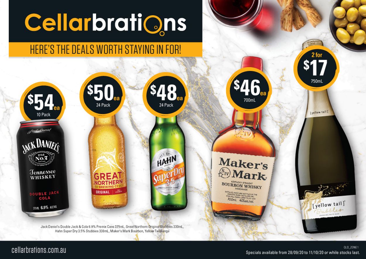 Cellarbrations Catalogue from 28/09/2020