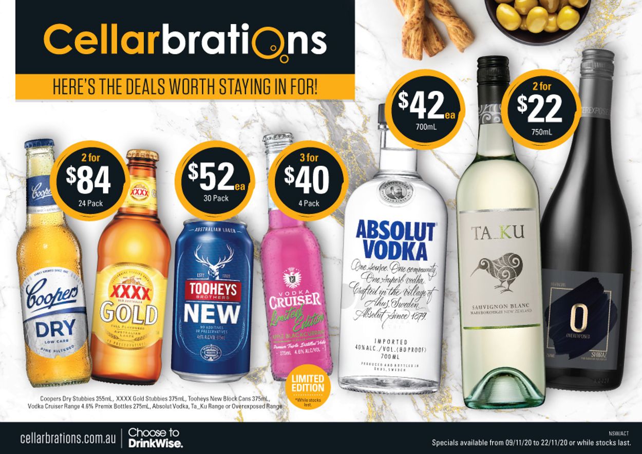 Cellarbrations Catalogue from 09/11/2020