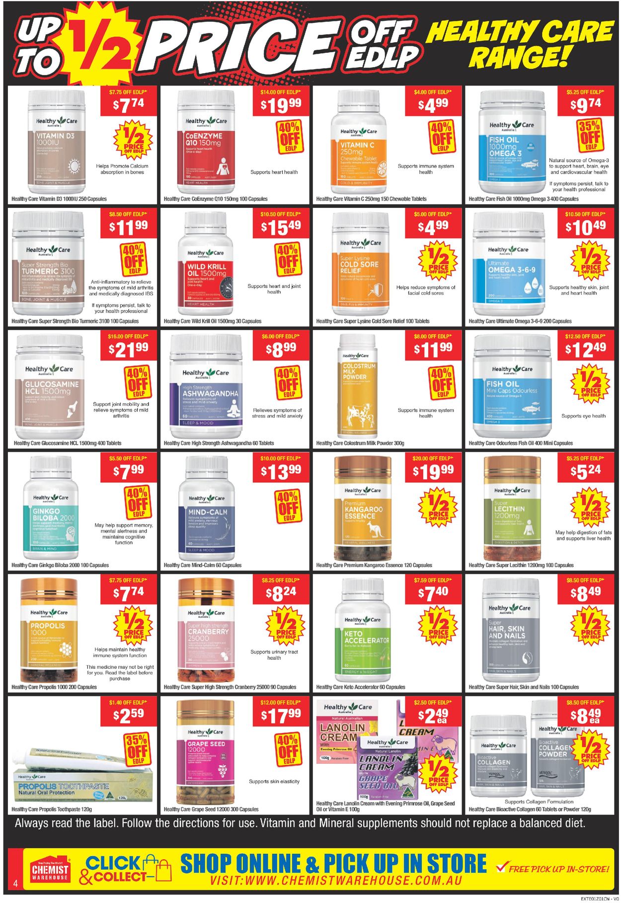 Chemist Warehouse Catalogue from 26/12/2020