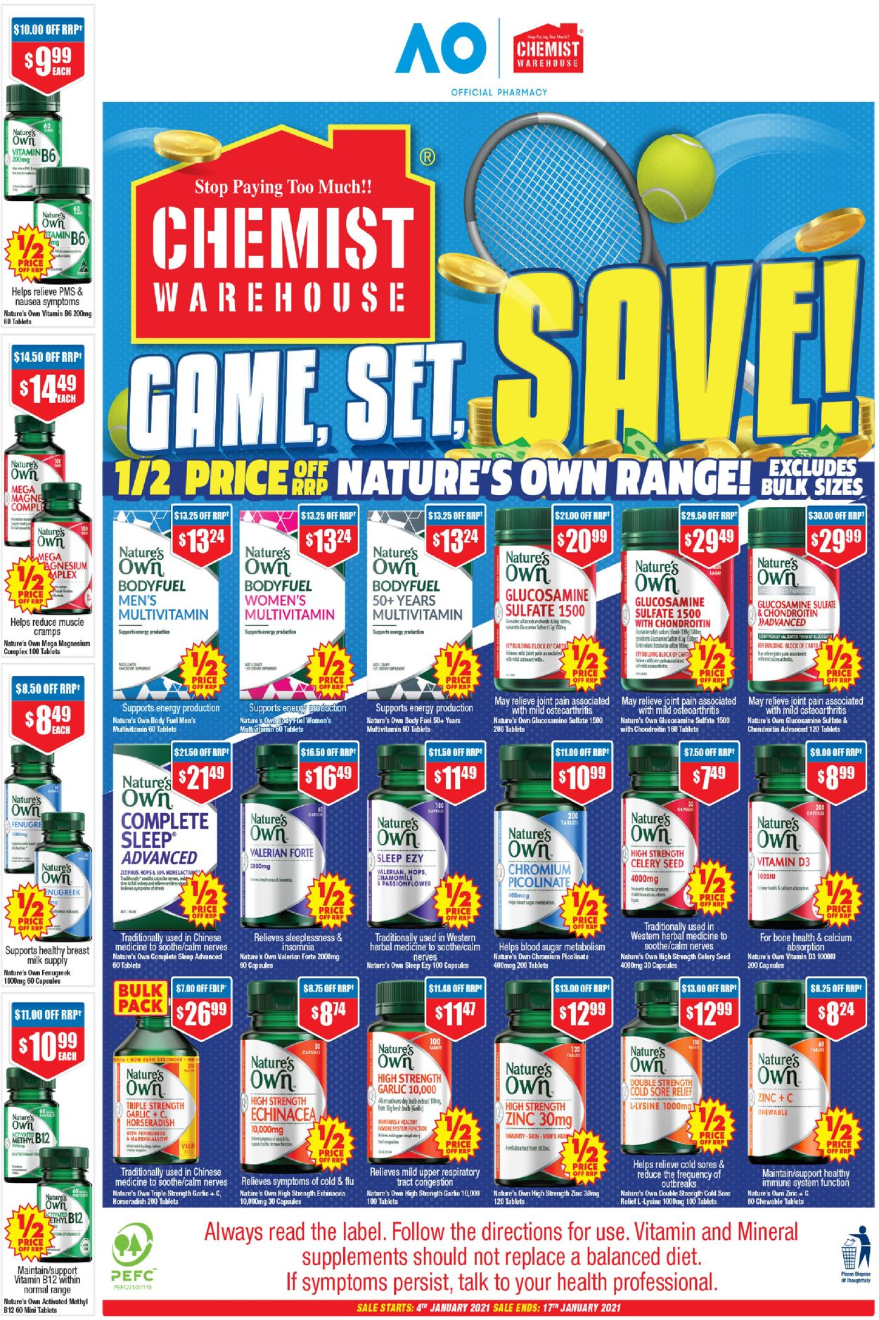 Chemist Warehouse Catalogue from 07/01/2021