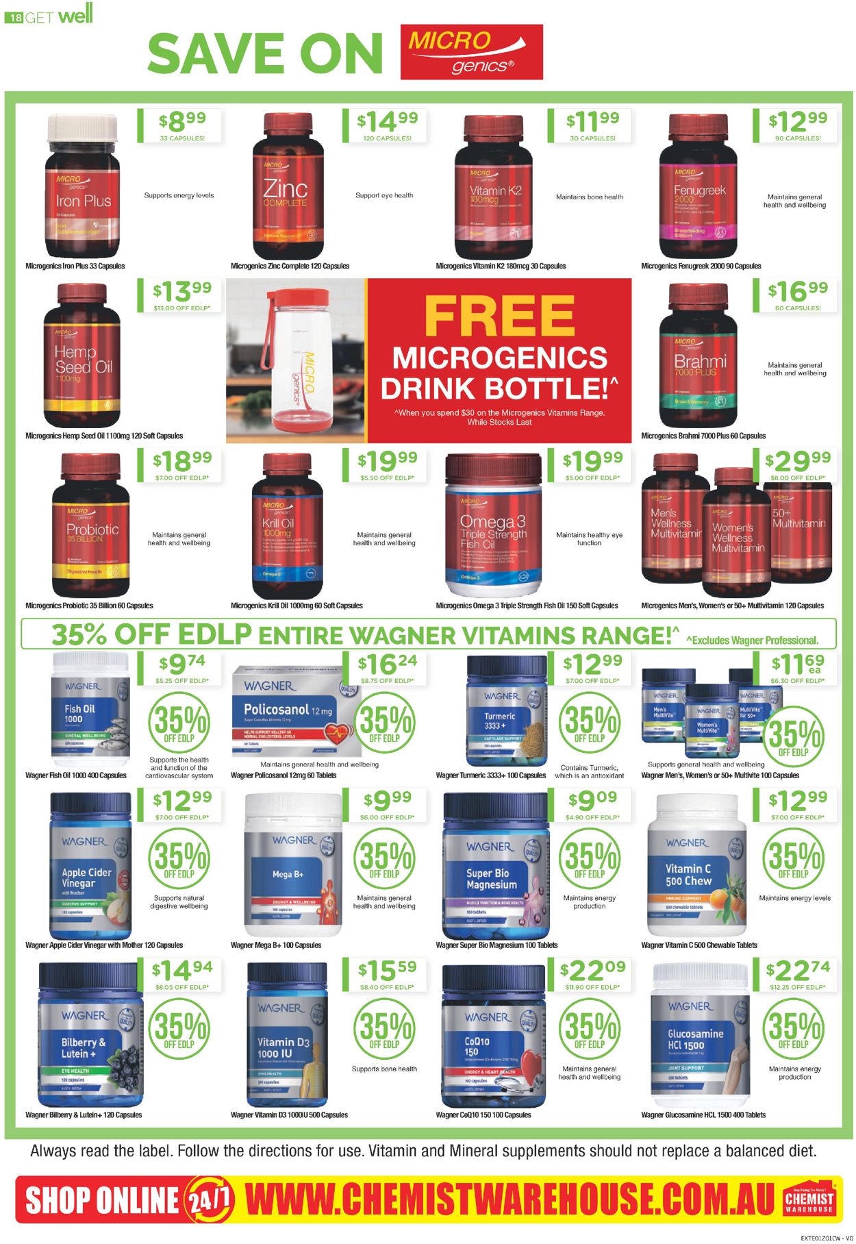 Chemist Warehouse Catalogue from 11/03/2021