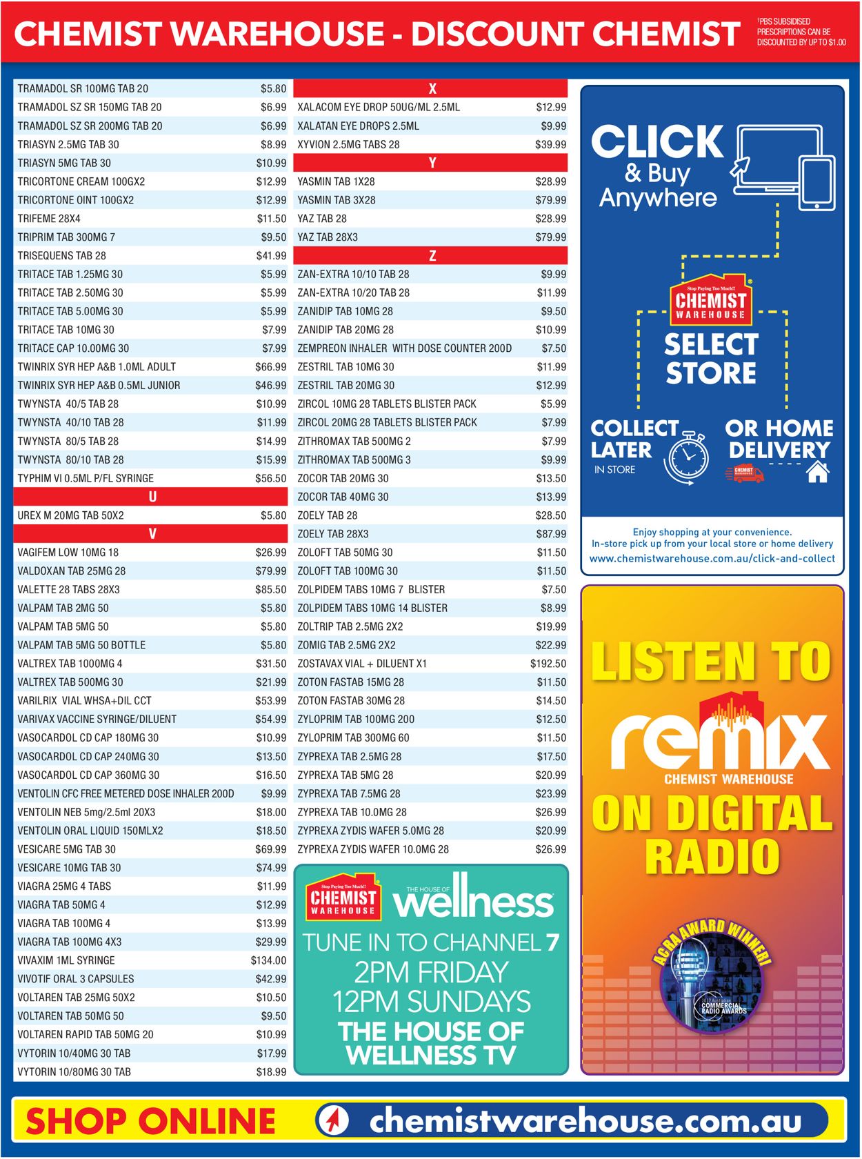 Chemist Warehouse Catalogue from 13/01/2022