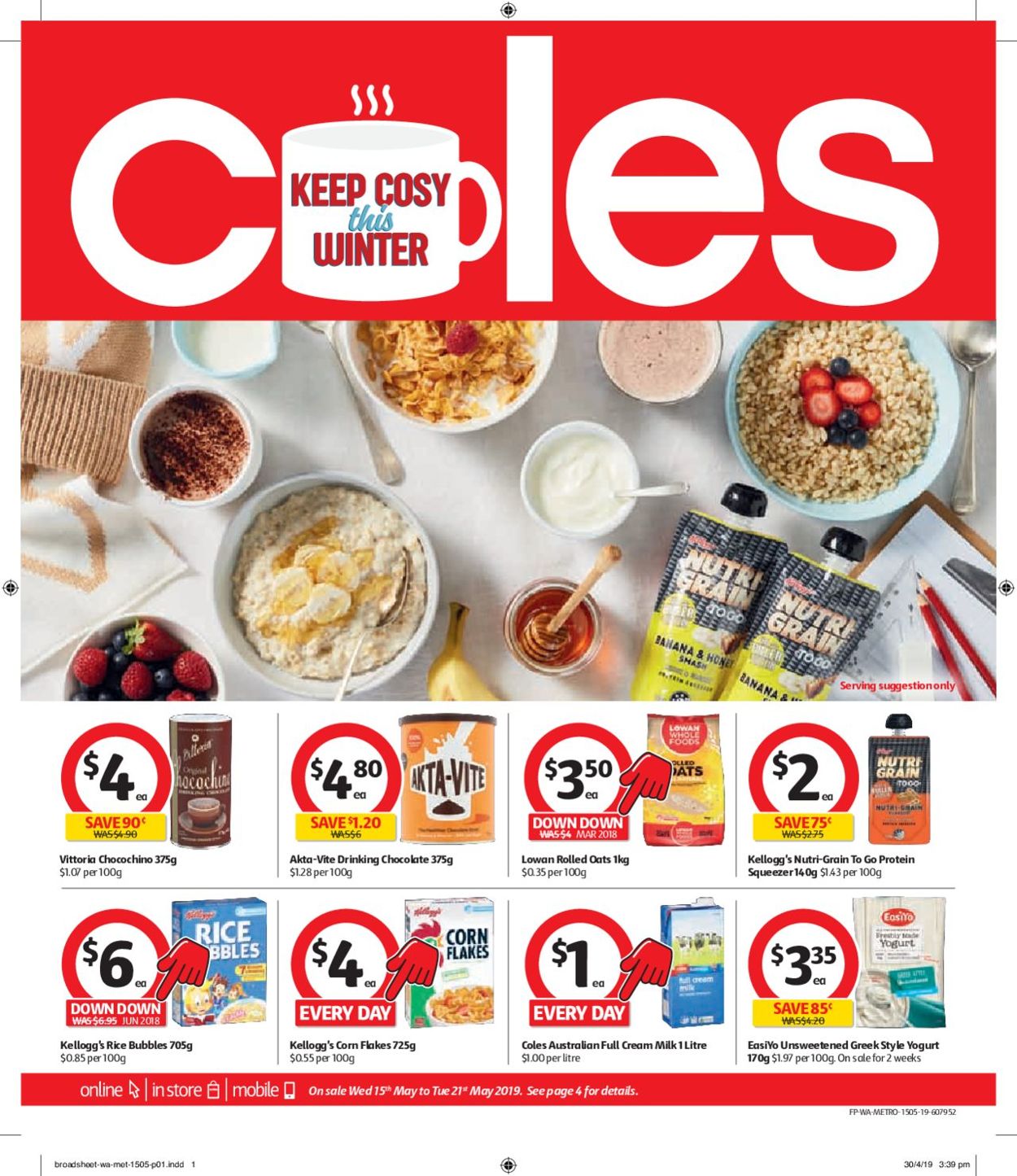 Coles Catalogue from 15/05/2019