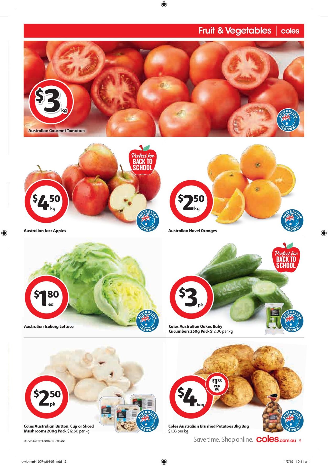 Coles Catalogue from 10/07/2019