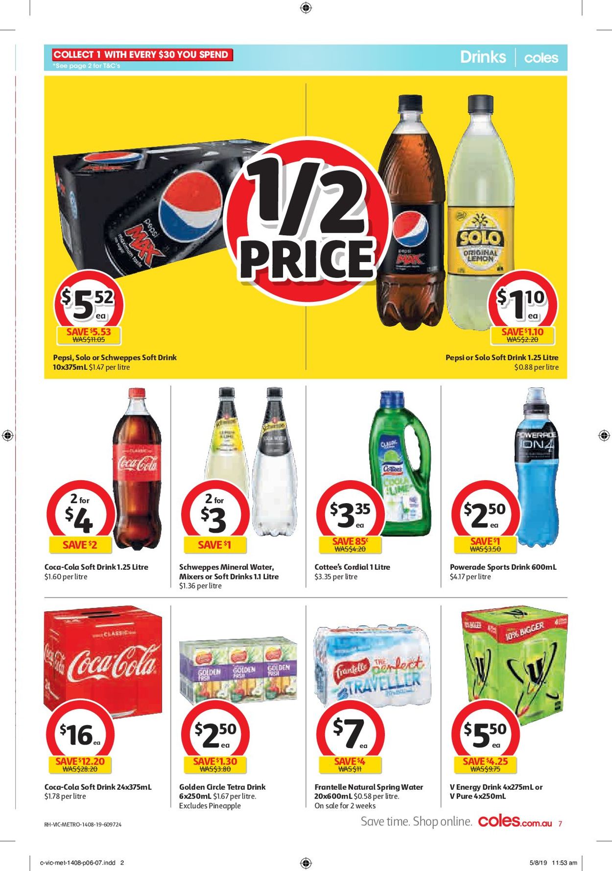 Coles Catalogue from 14/08/2019