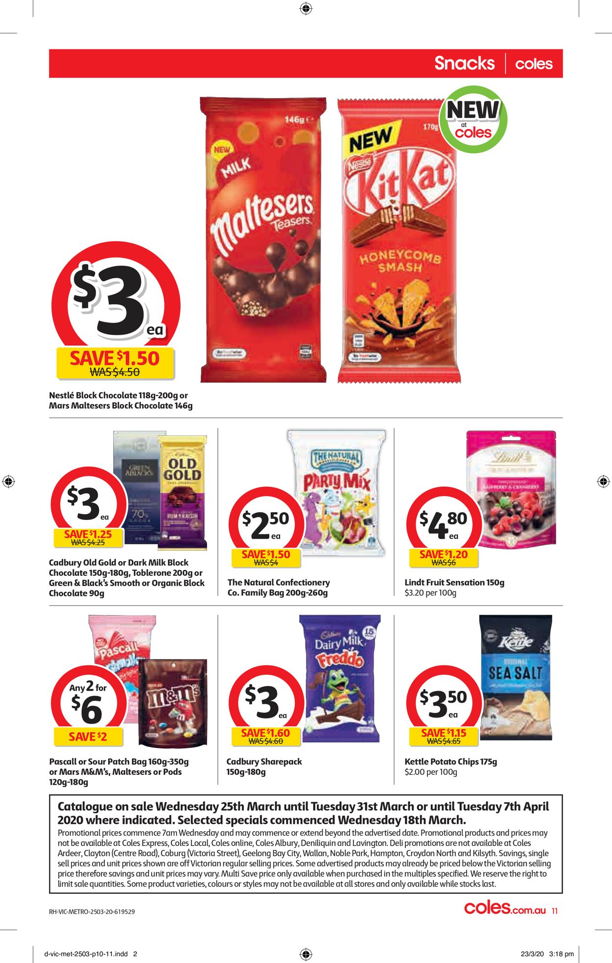 Coles Catalogue from 25/03/2020