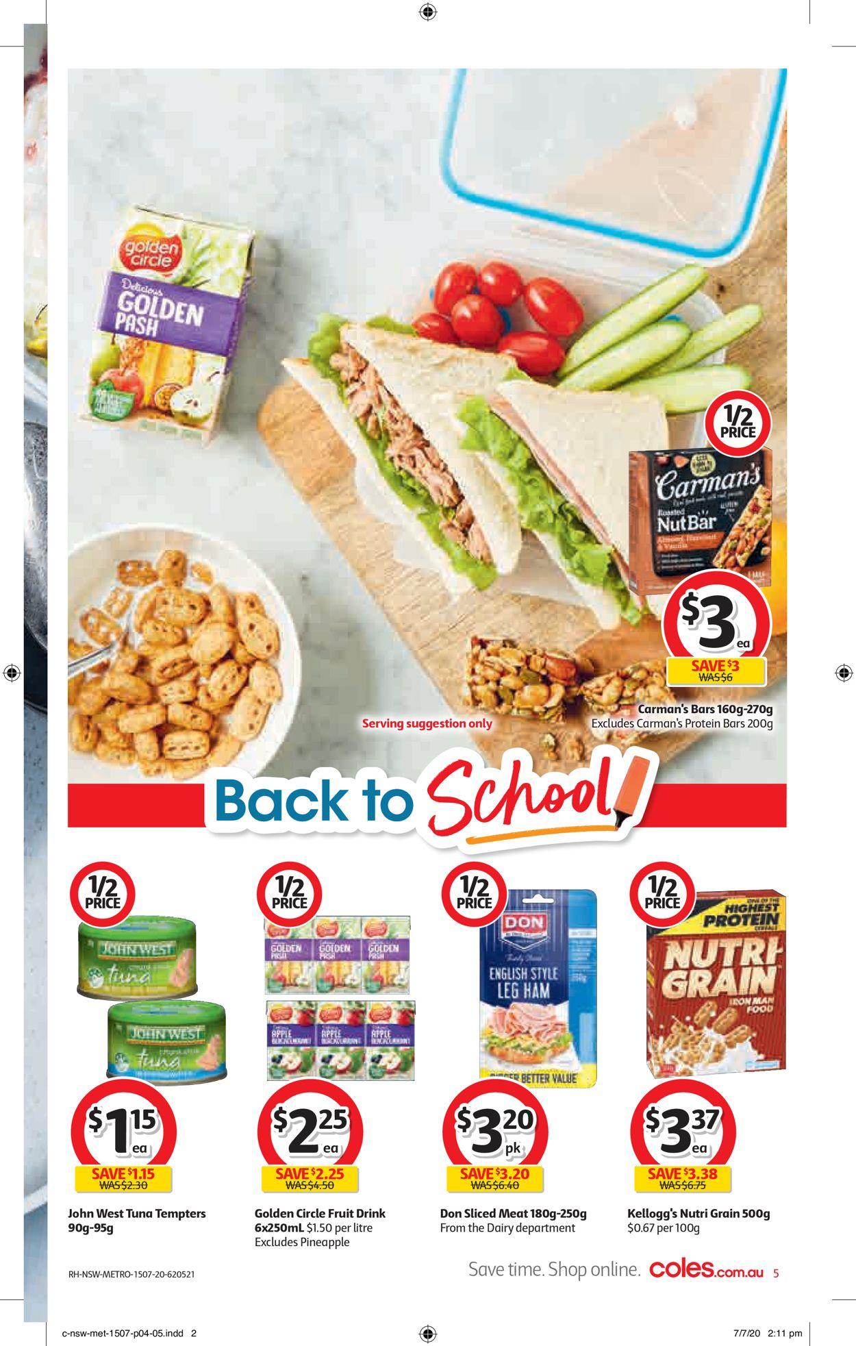 Coles Catalogue from 15/07/2020