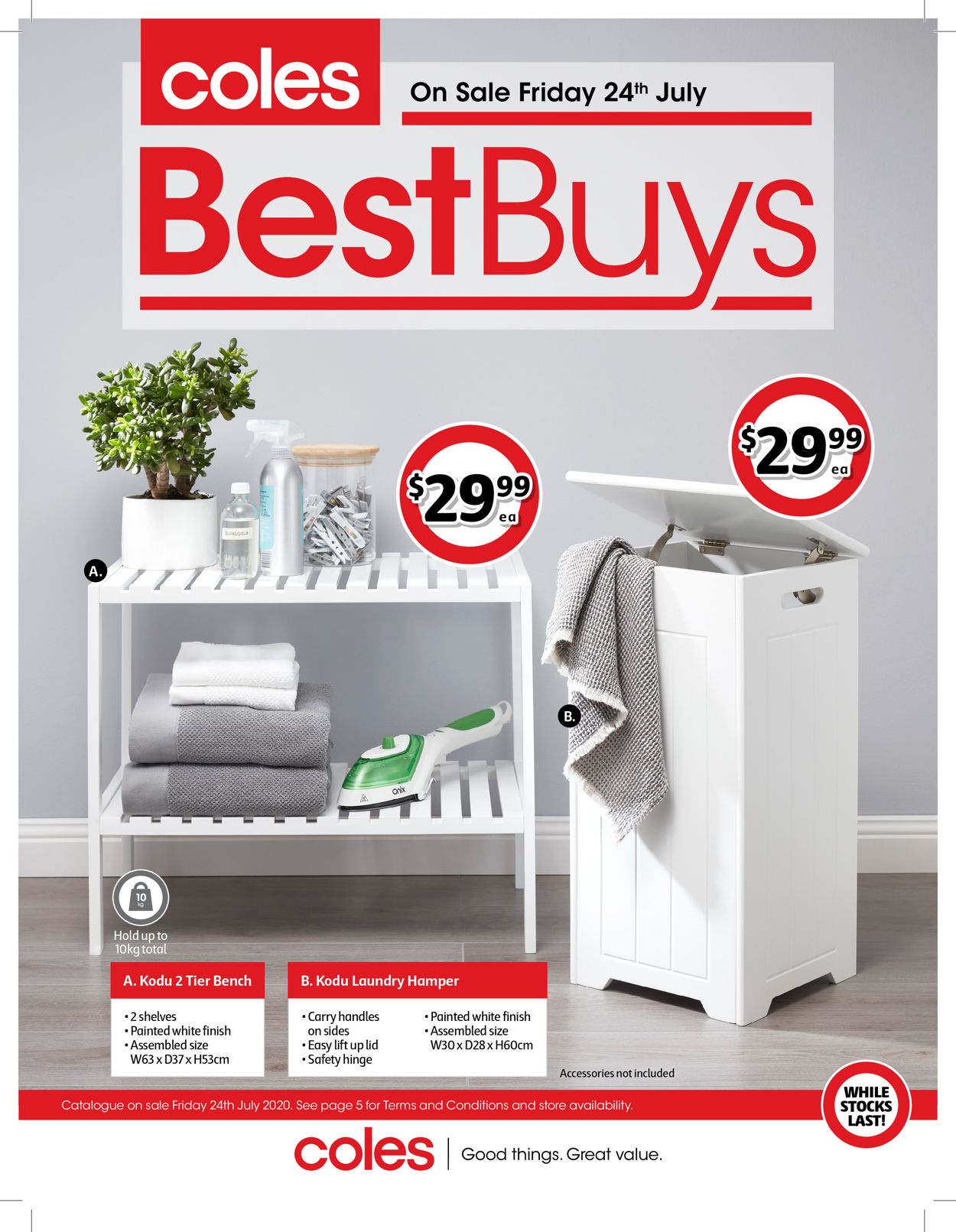 Coles Catalogue from 24/07/2020