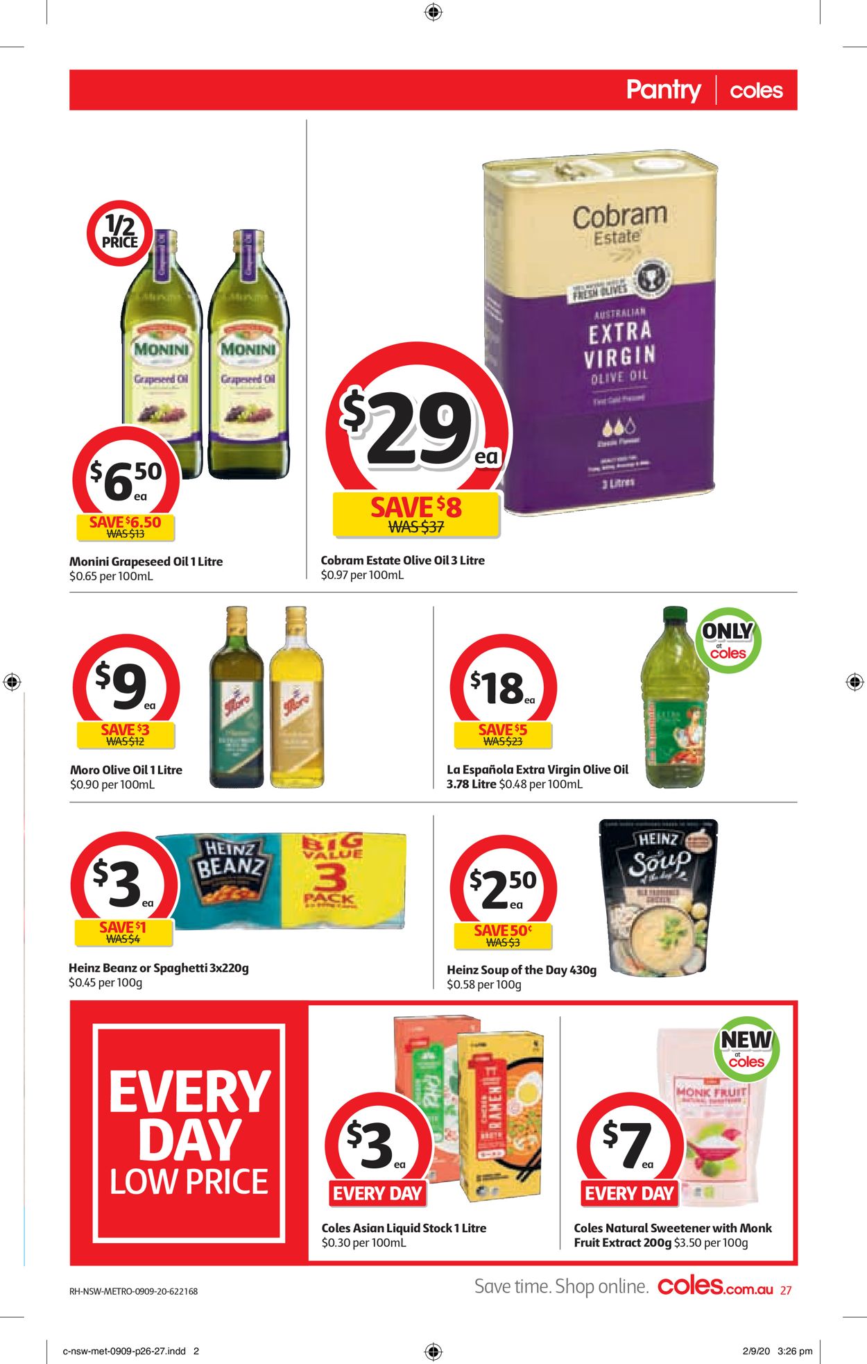 Coles Catalogue from 09/09/2020