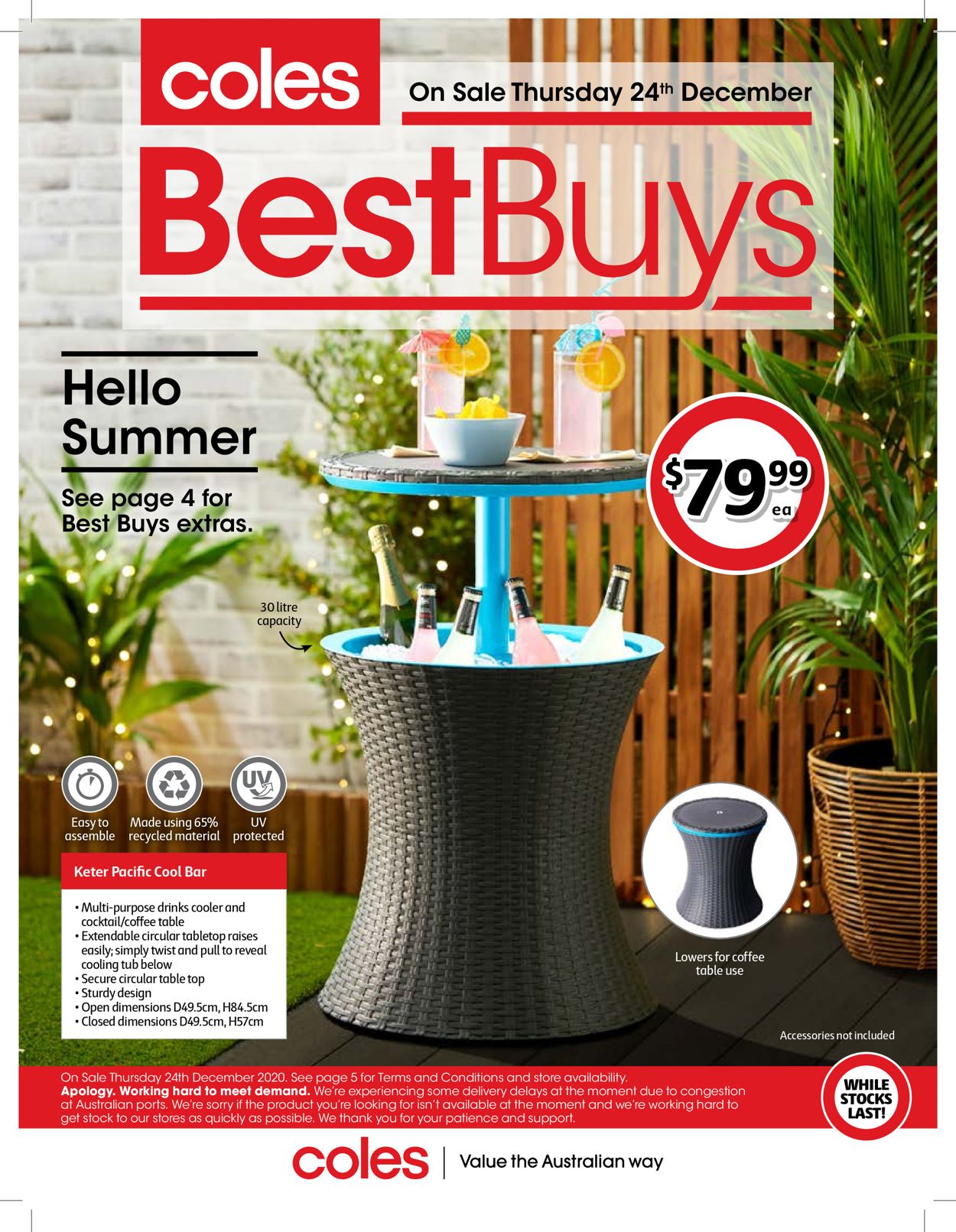 Coles Catalogue from 24/12/2020