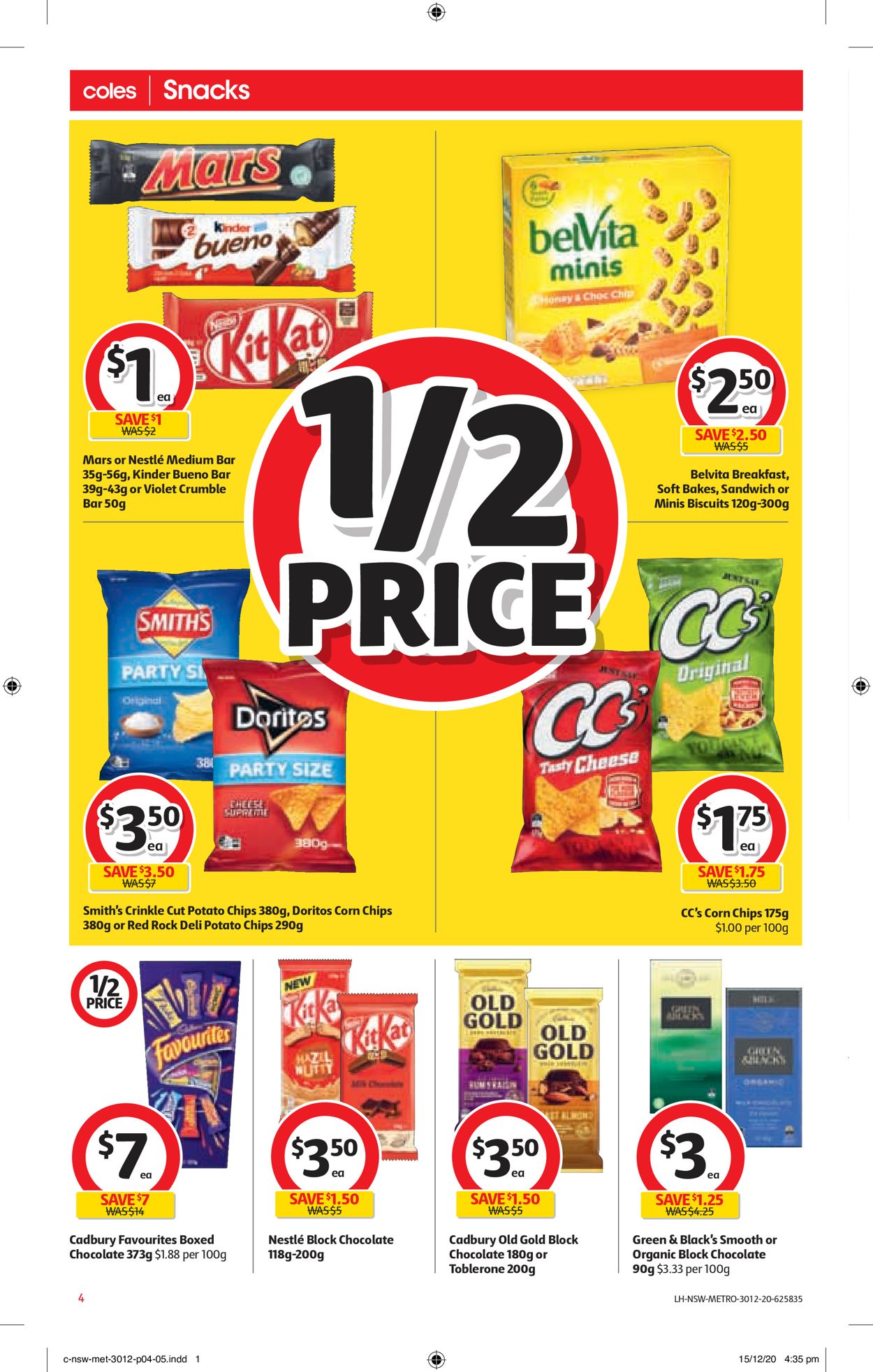 Coles Catalogue from 30/12/2020