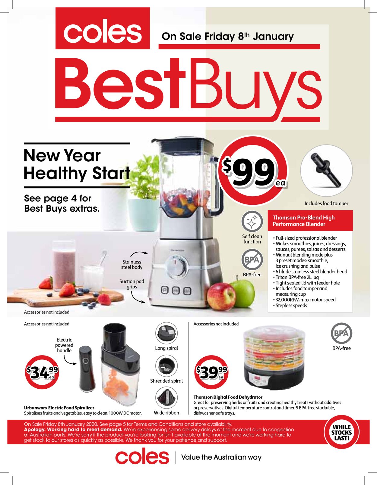 Coles Catalogue from 08/01/2021