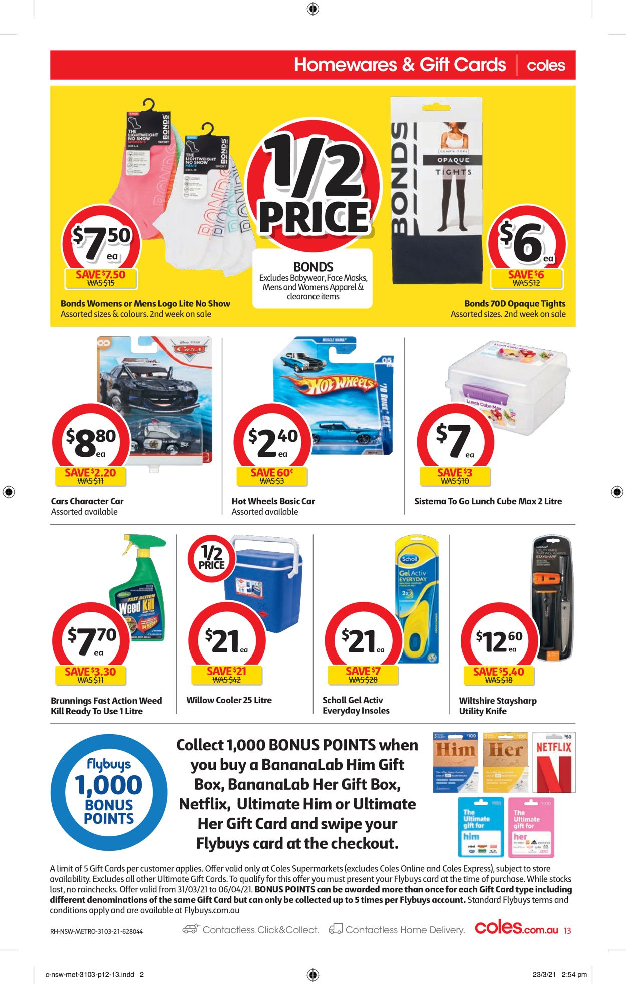 Coles Catalogue from 31/03/2021