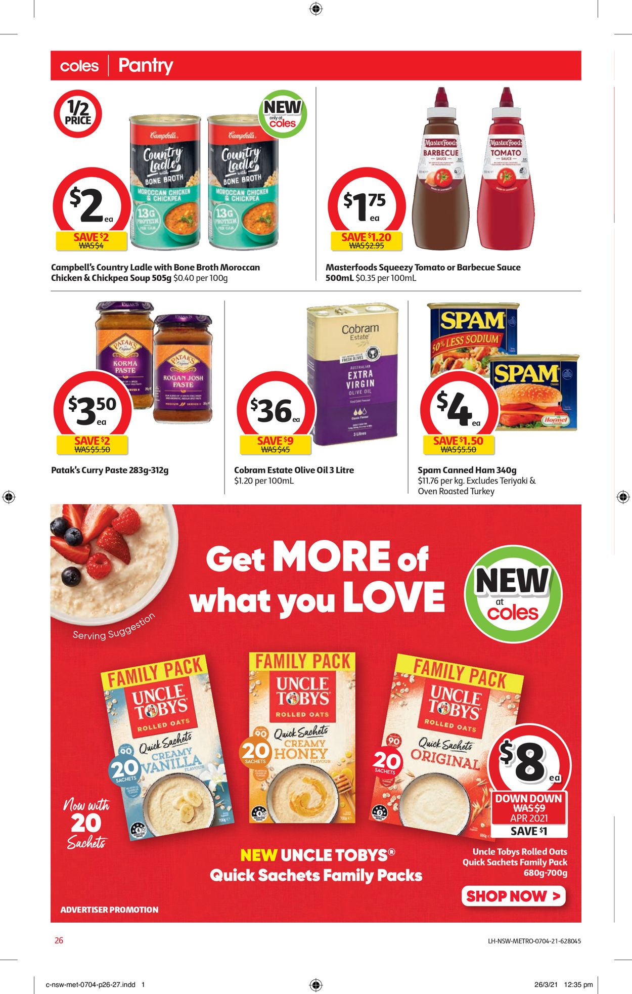 Coles Catalogue from 07/04/2021