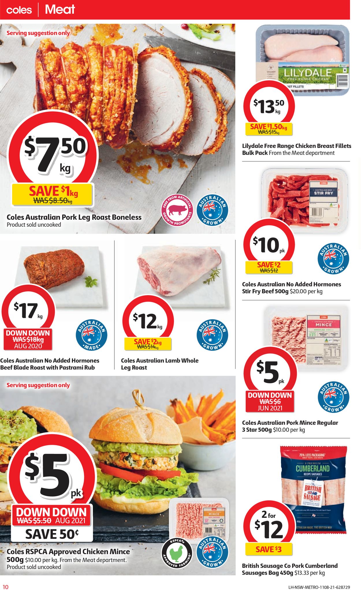 Coles Catalogue from 11/08/2021
