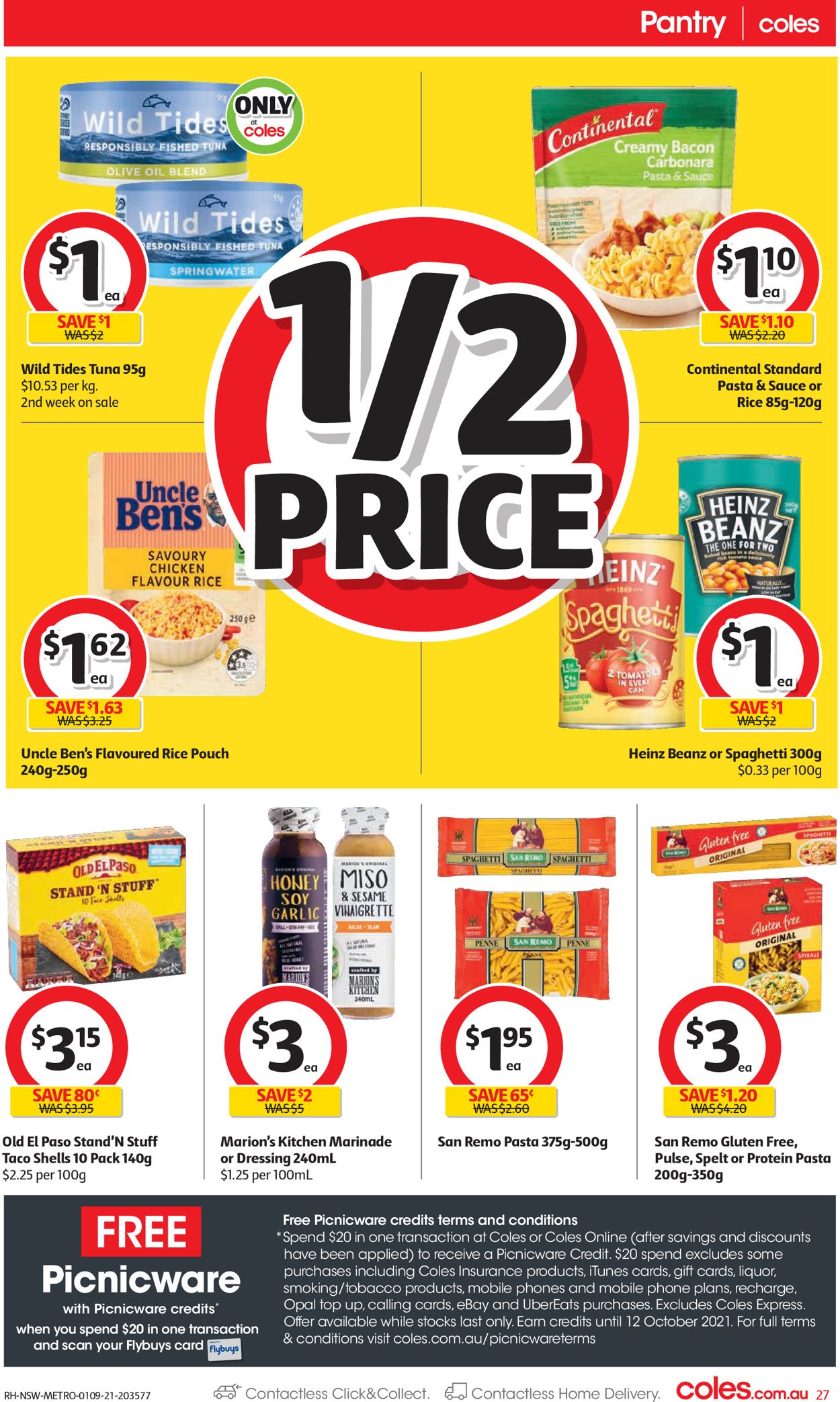 Coles Catalogue from 01/09/2021
