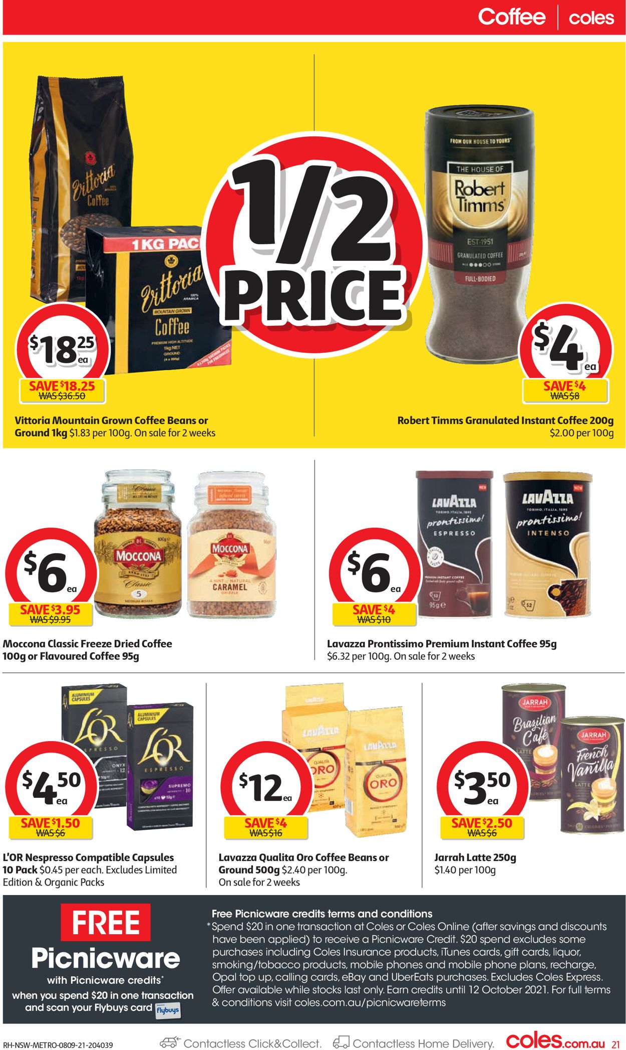 Coles Catalogue from 08/09/2021