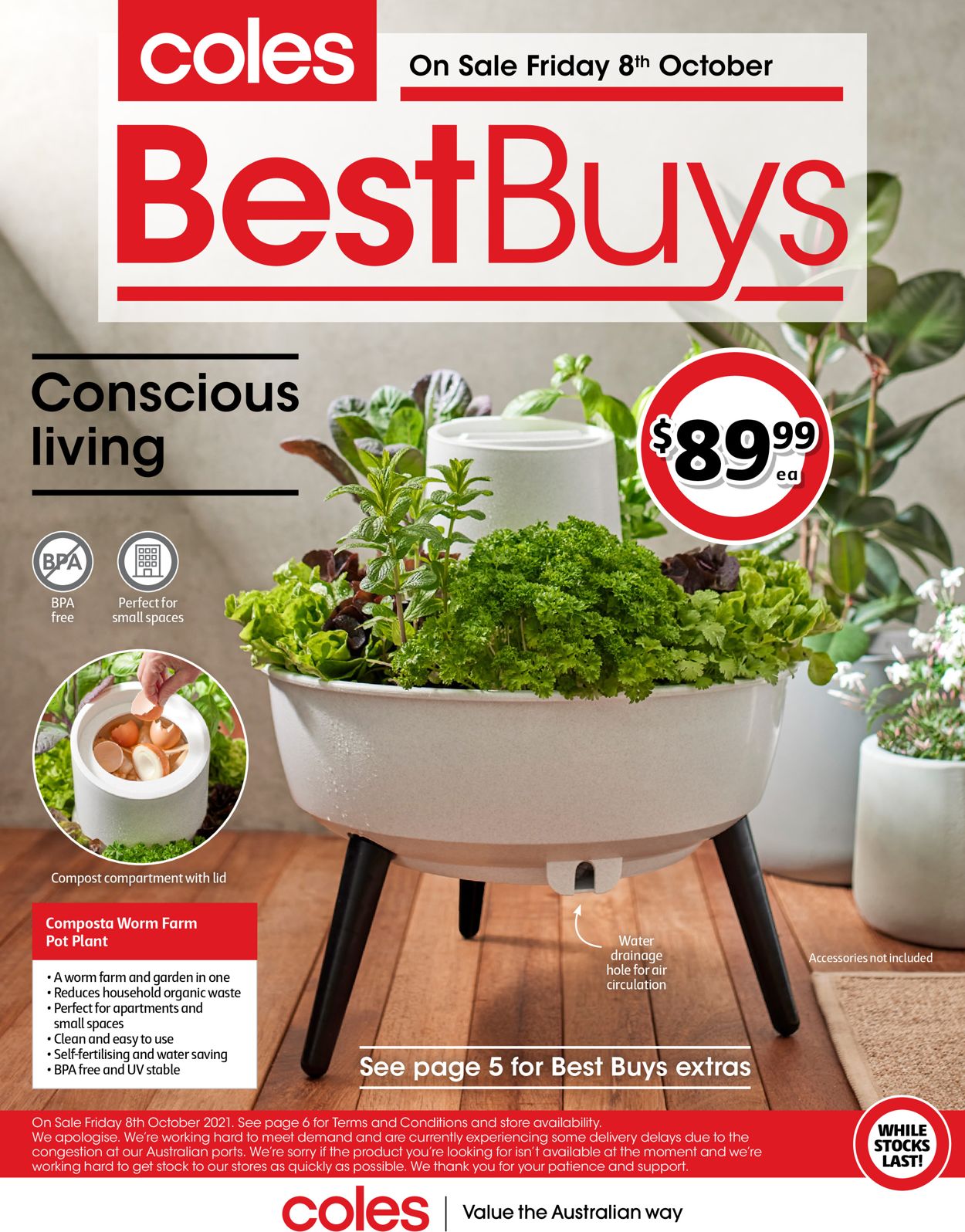 Coles Catalogue from 08/10/2021