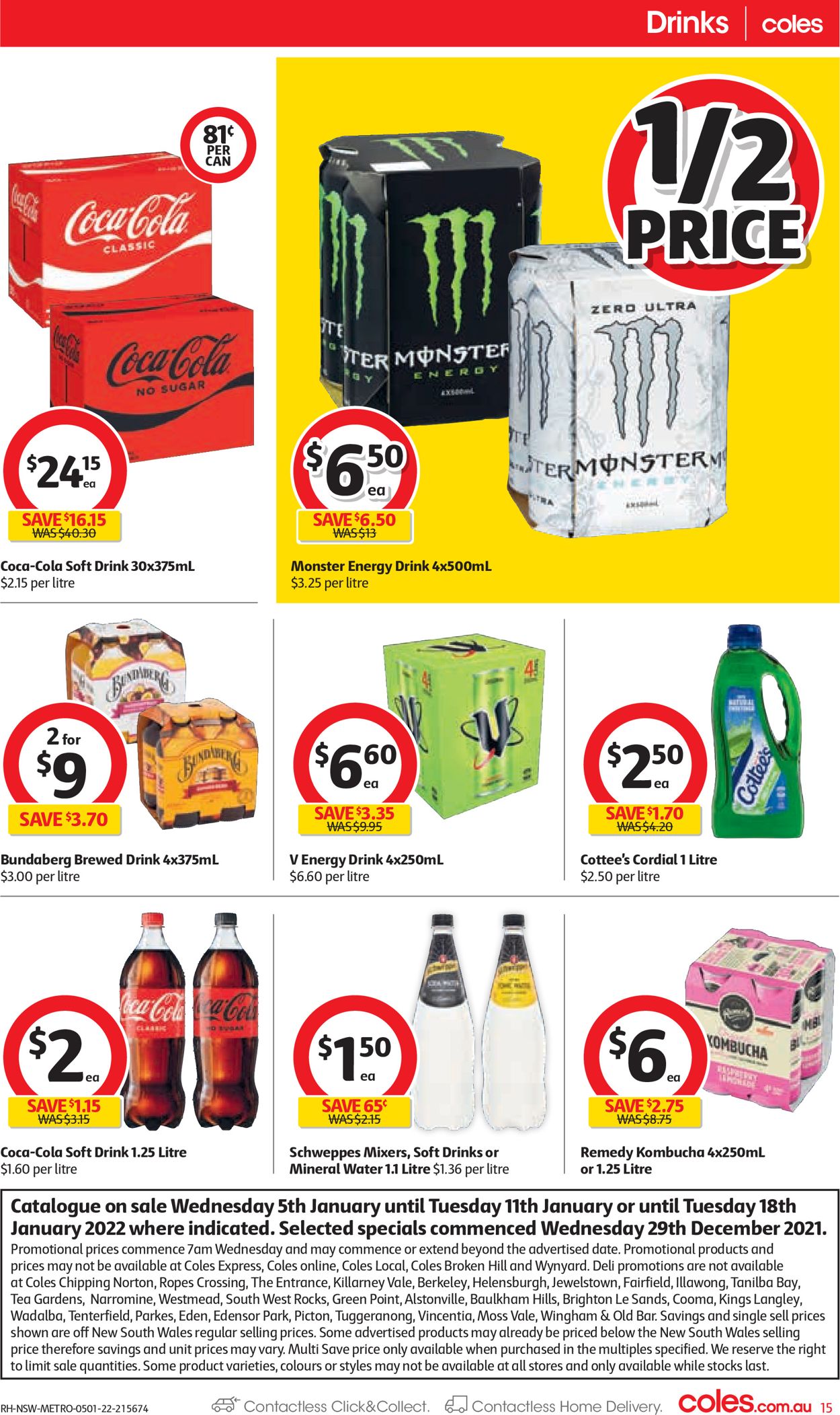 Coles Catalogue from 05/01/2022
