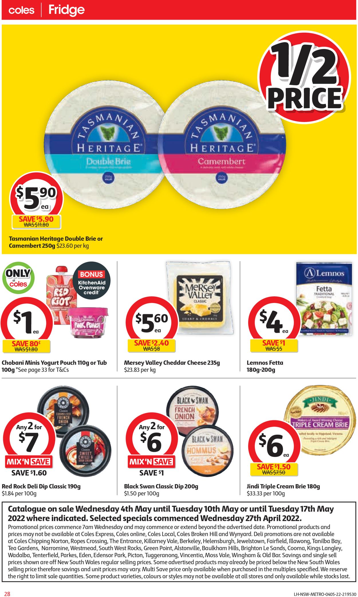 Coles Catalogue from 04/05/2022