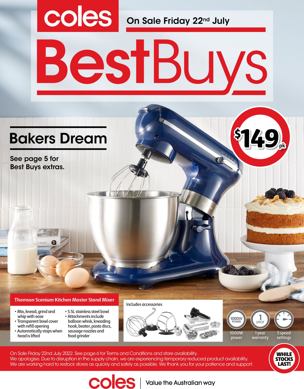 Coles Catalogue from 22/07/2022