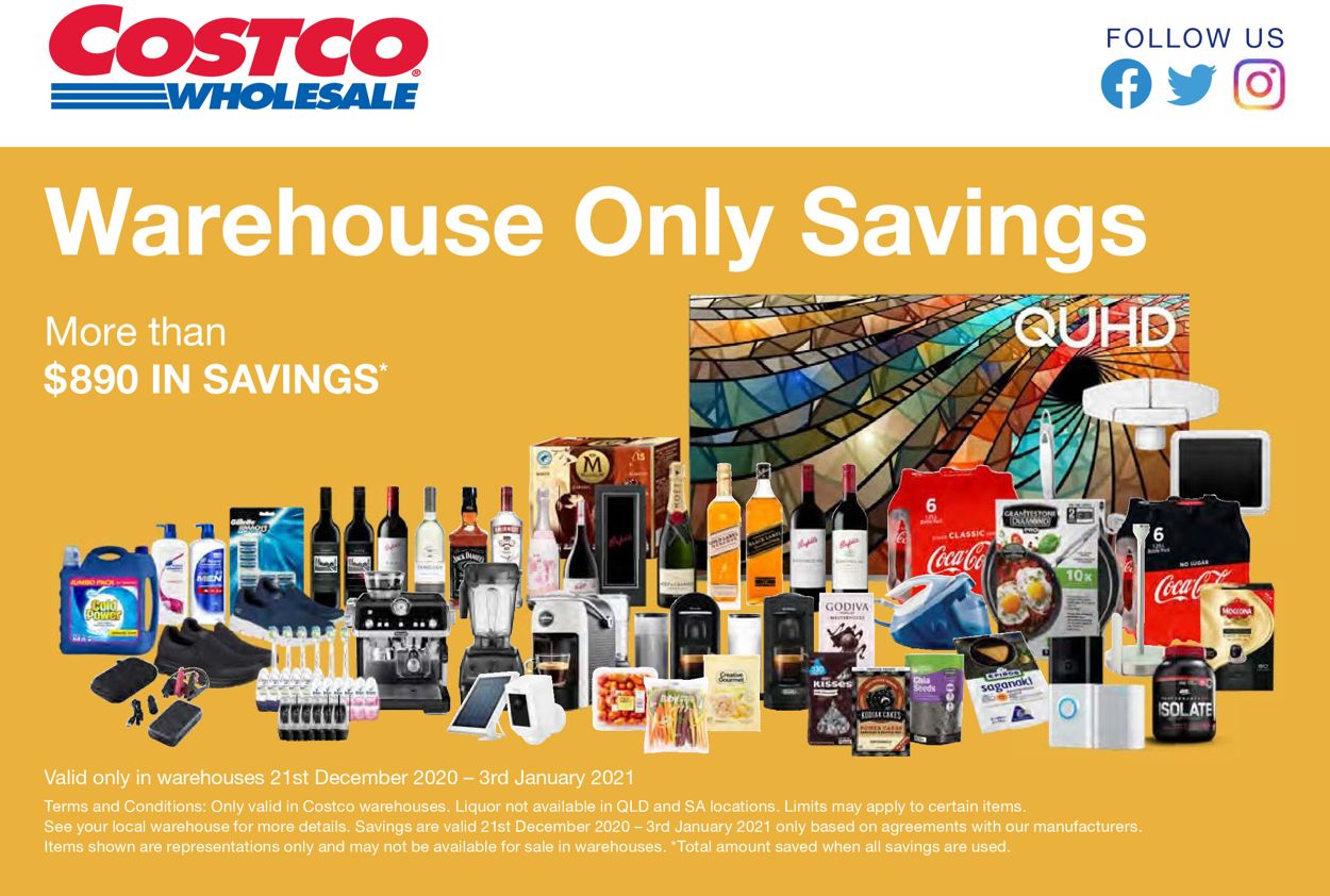 Costco Catalogue from 21/12/2020