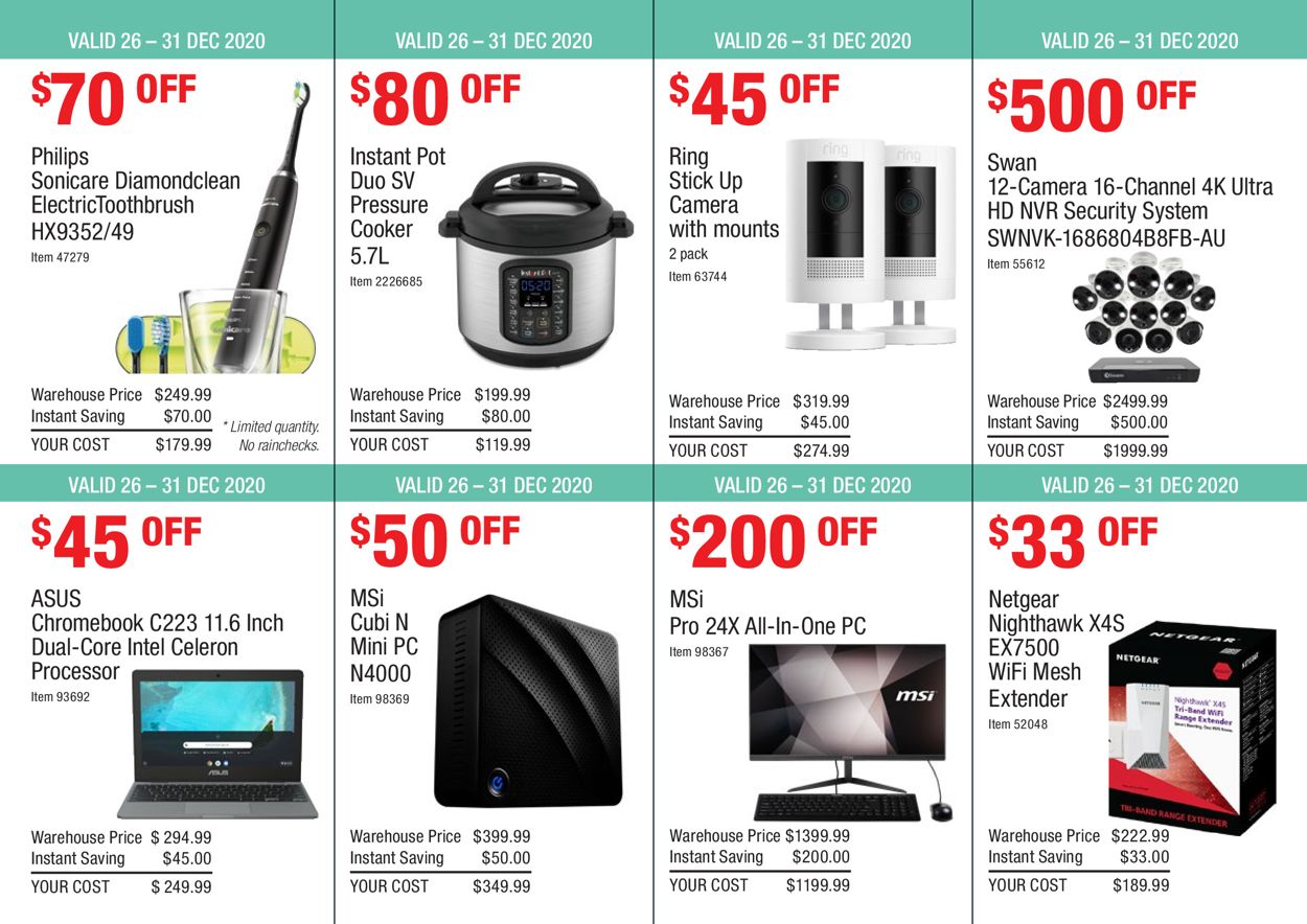Costco Catalogue from 26/12/2020