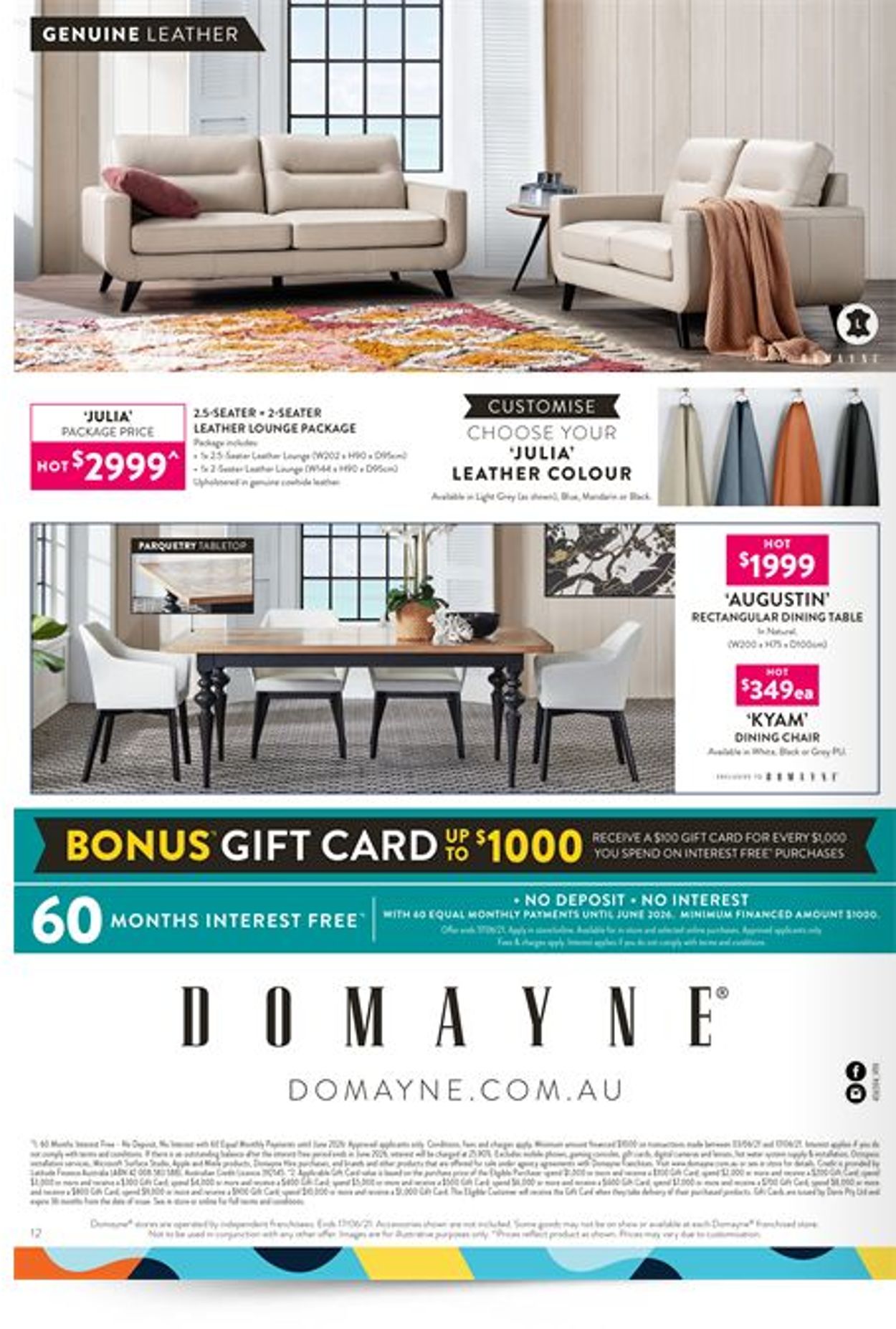 Domayne Catalogue from 11/06/2021