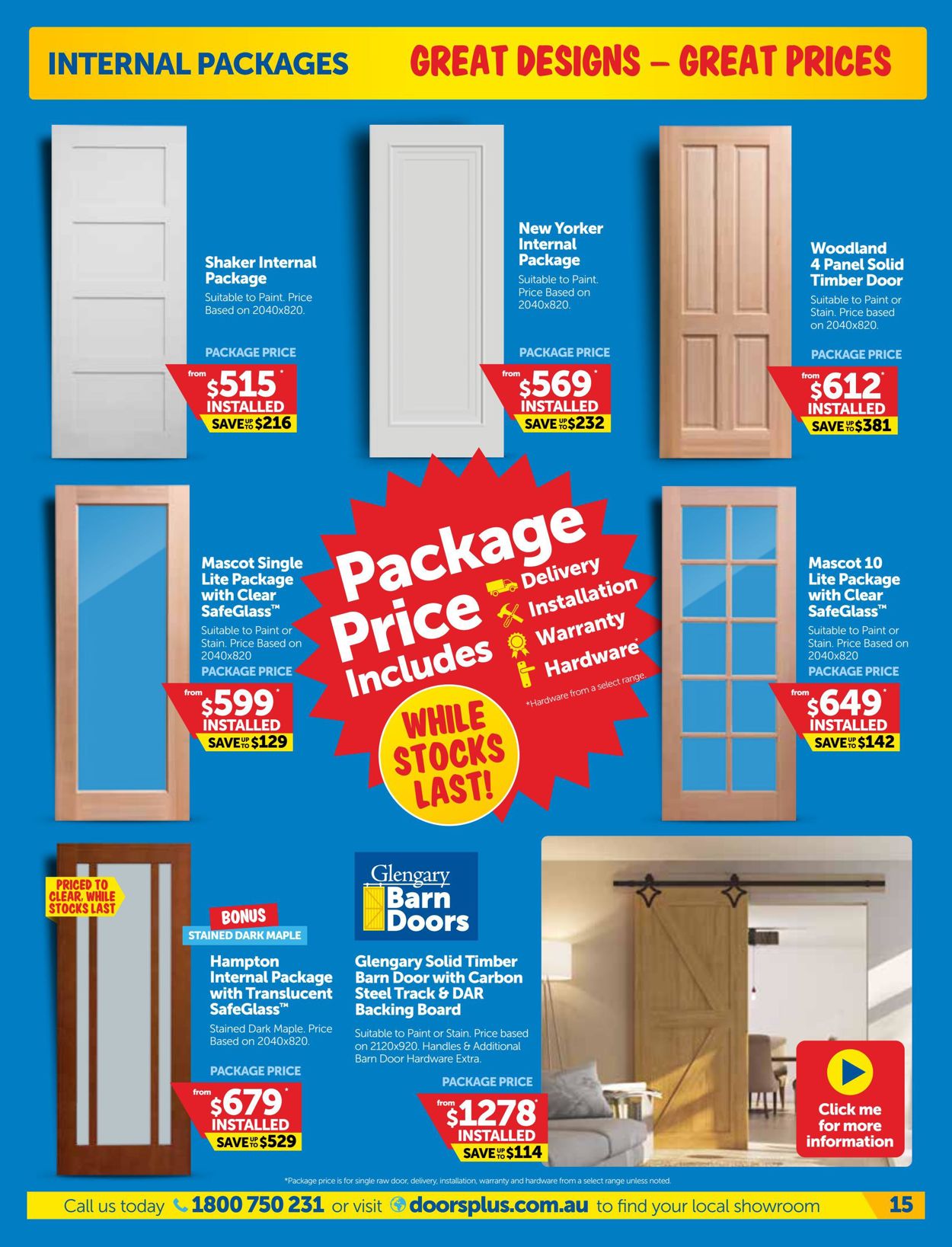 Doors Plus Catalogue from 15/04/2022