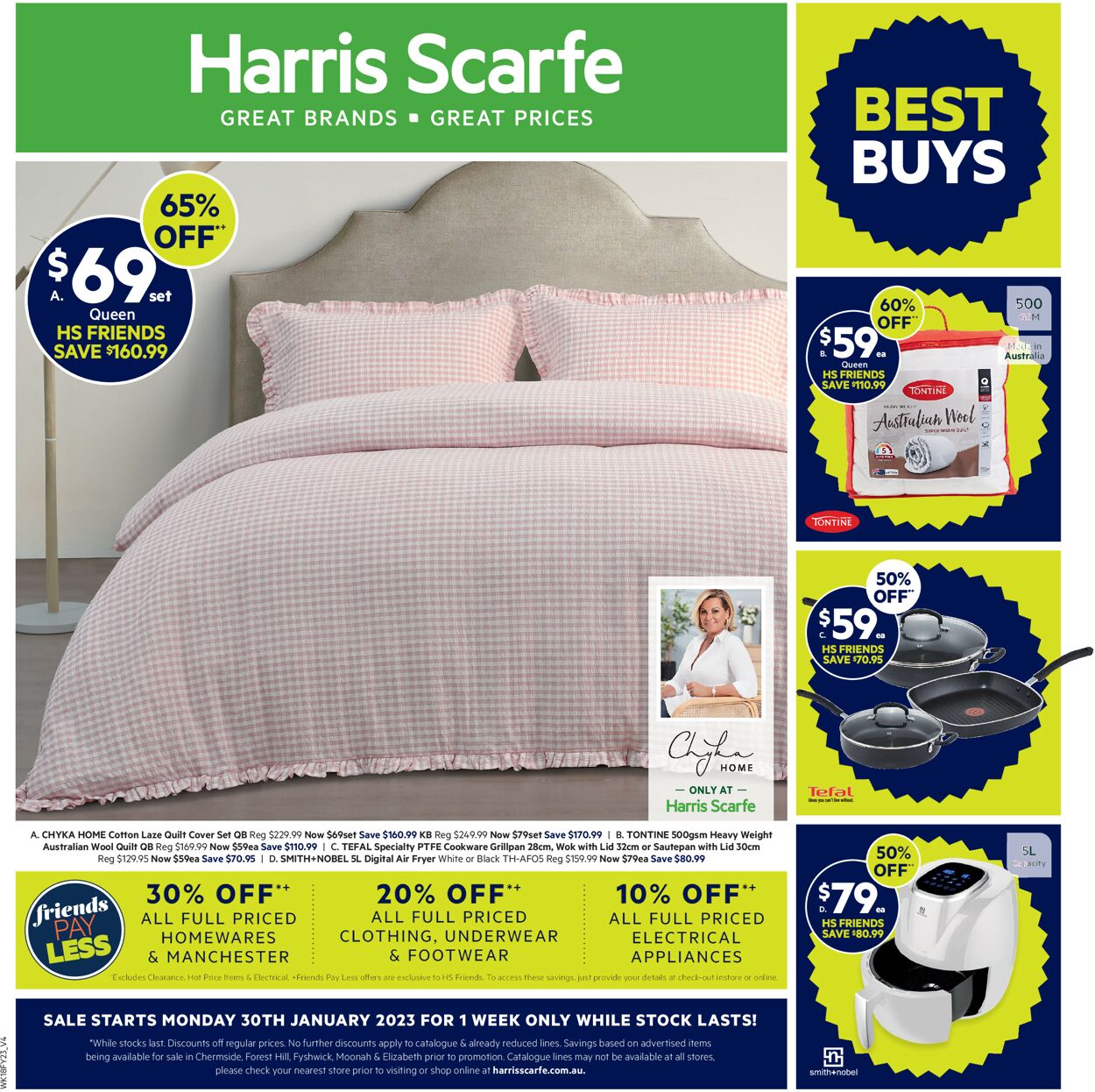 Harris Scarfe Catalogue from 31/01/2023