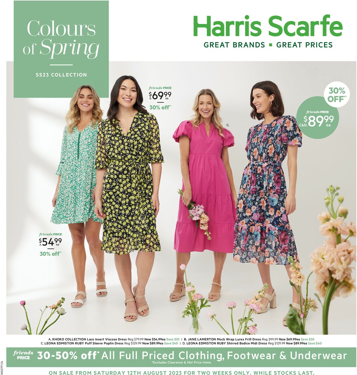 Harris Scarfe Catalogue from 12/08/2023