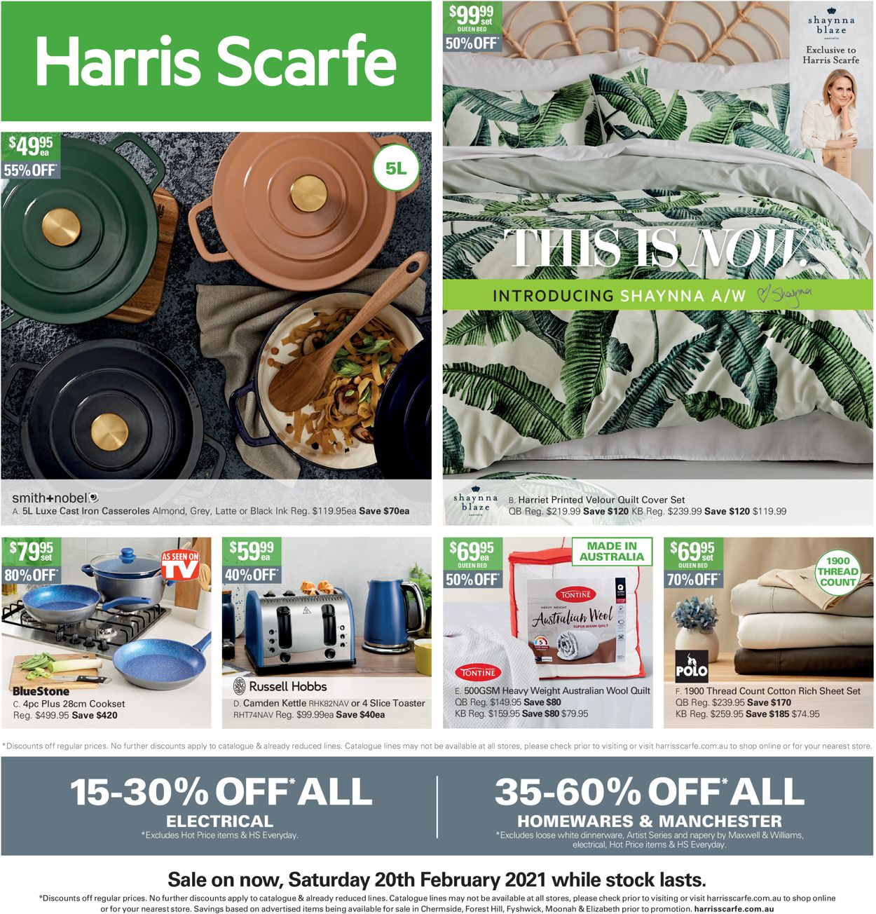 Harris Scarfe Catalogue from 20/02/2021