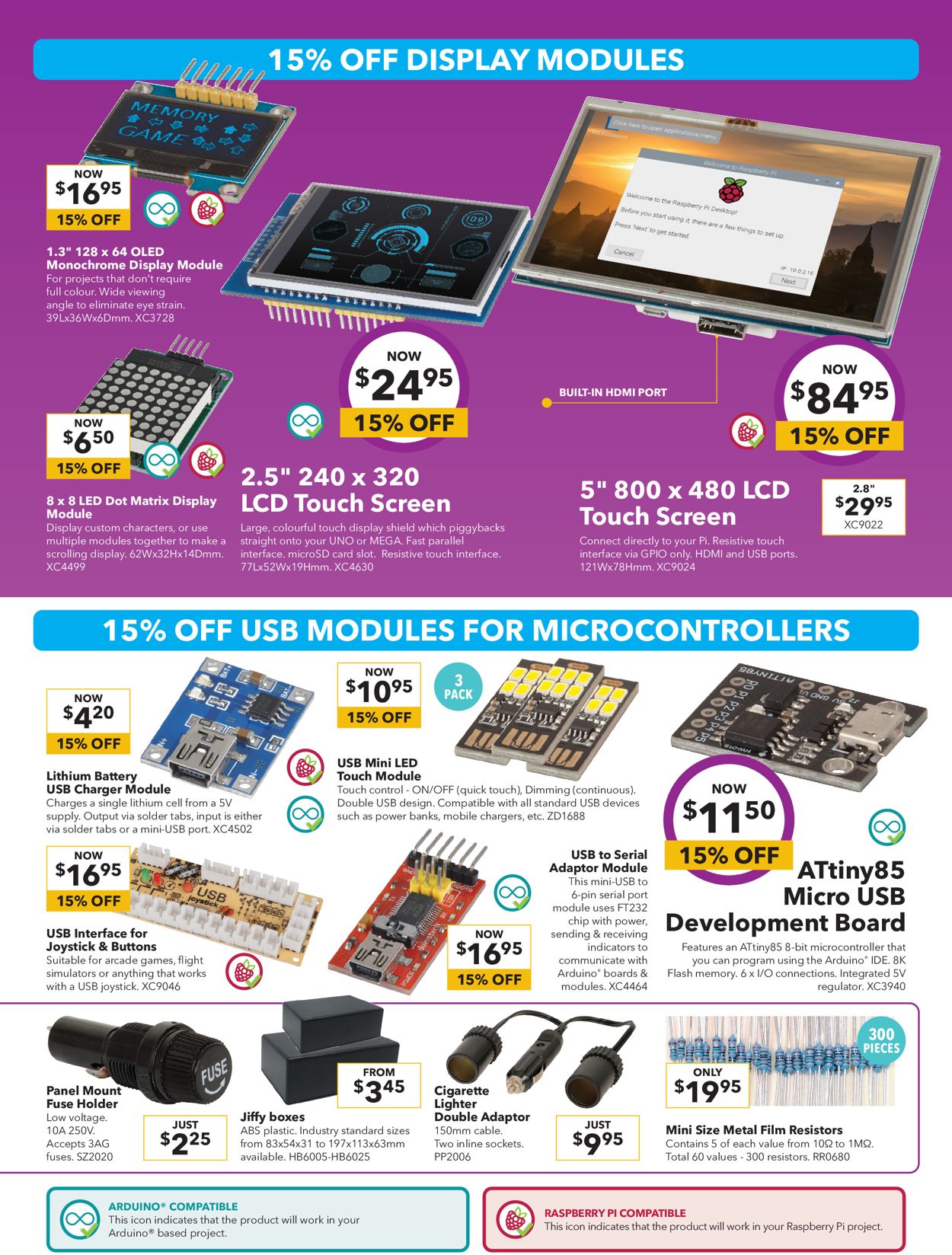 Jaycar Electronics Catalogue from 24/09/2021