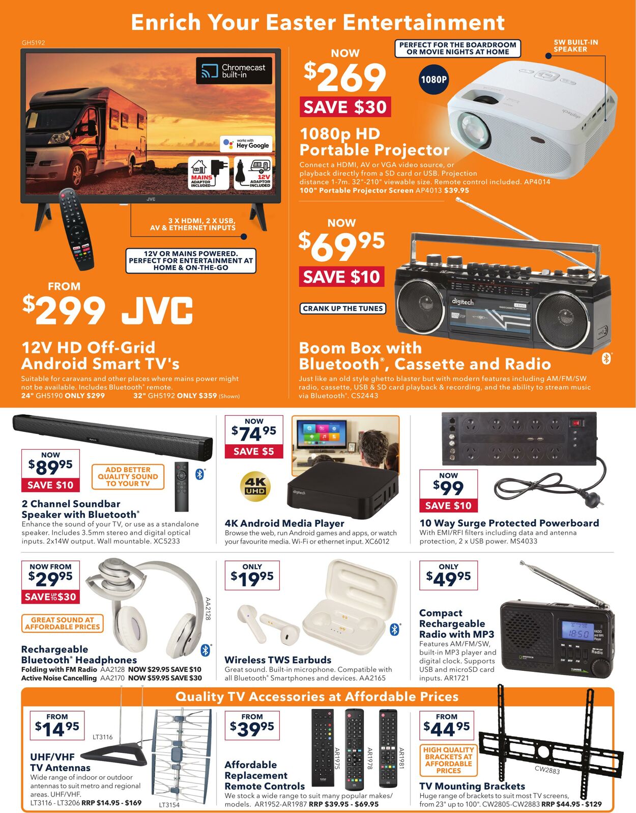 Jaycar Electronics Catalogue from 14/03/2024