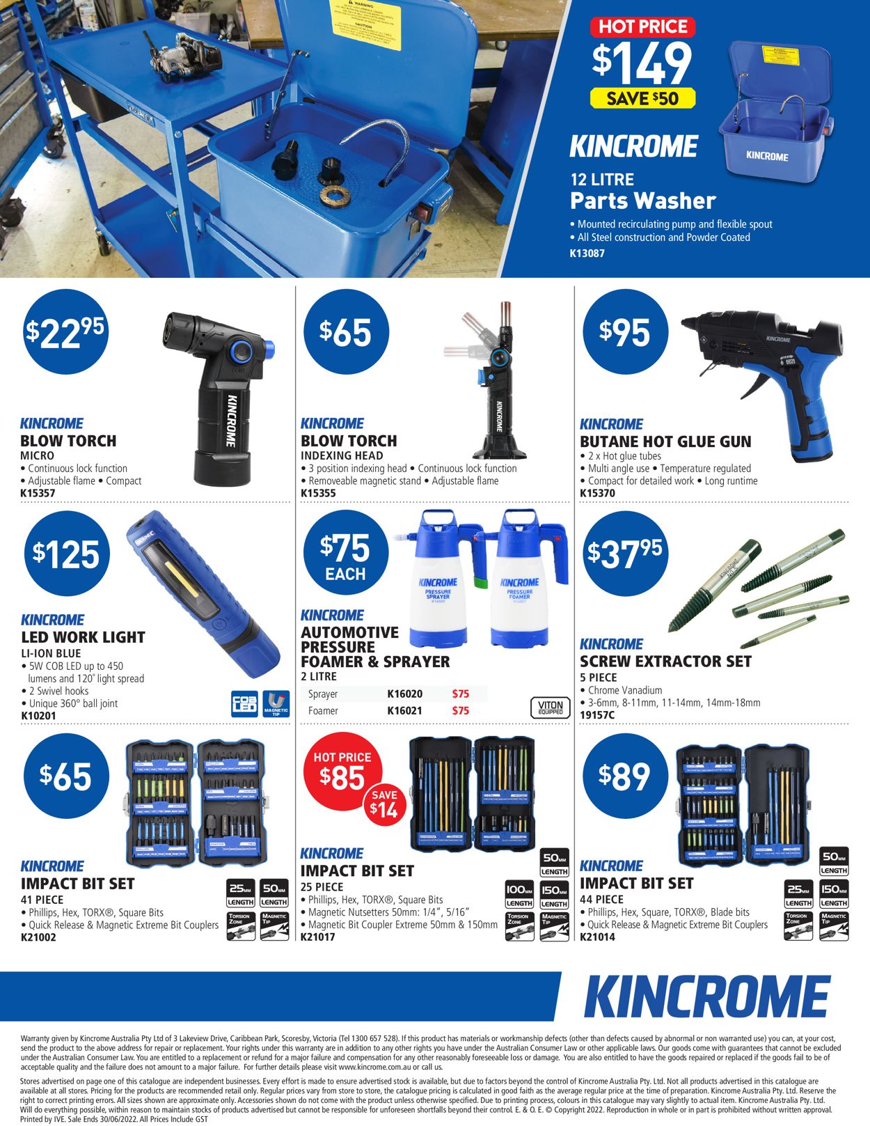 Kincrome Catalogue from 02/05/2022