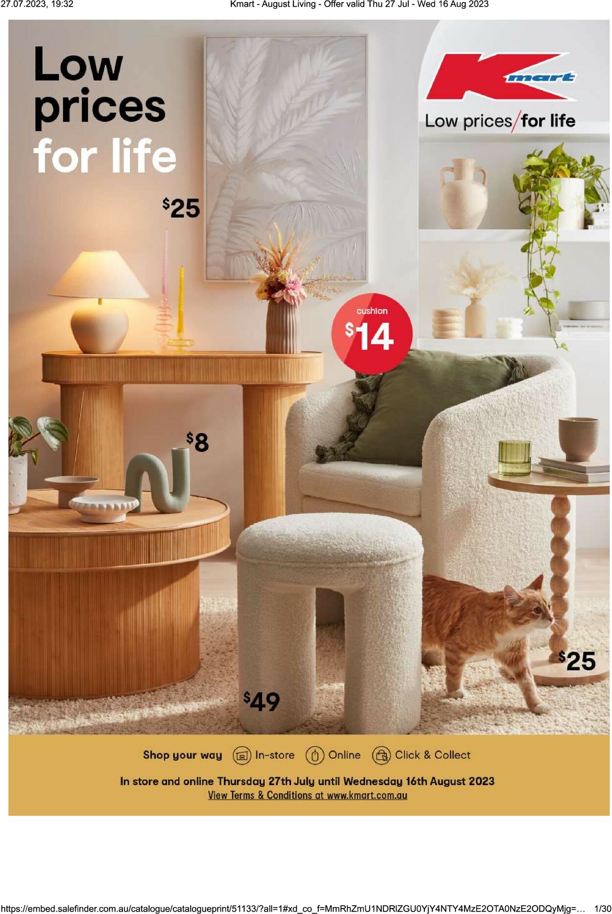 Kmart Catalogue from 27/07/2023