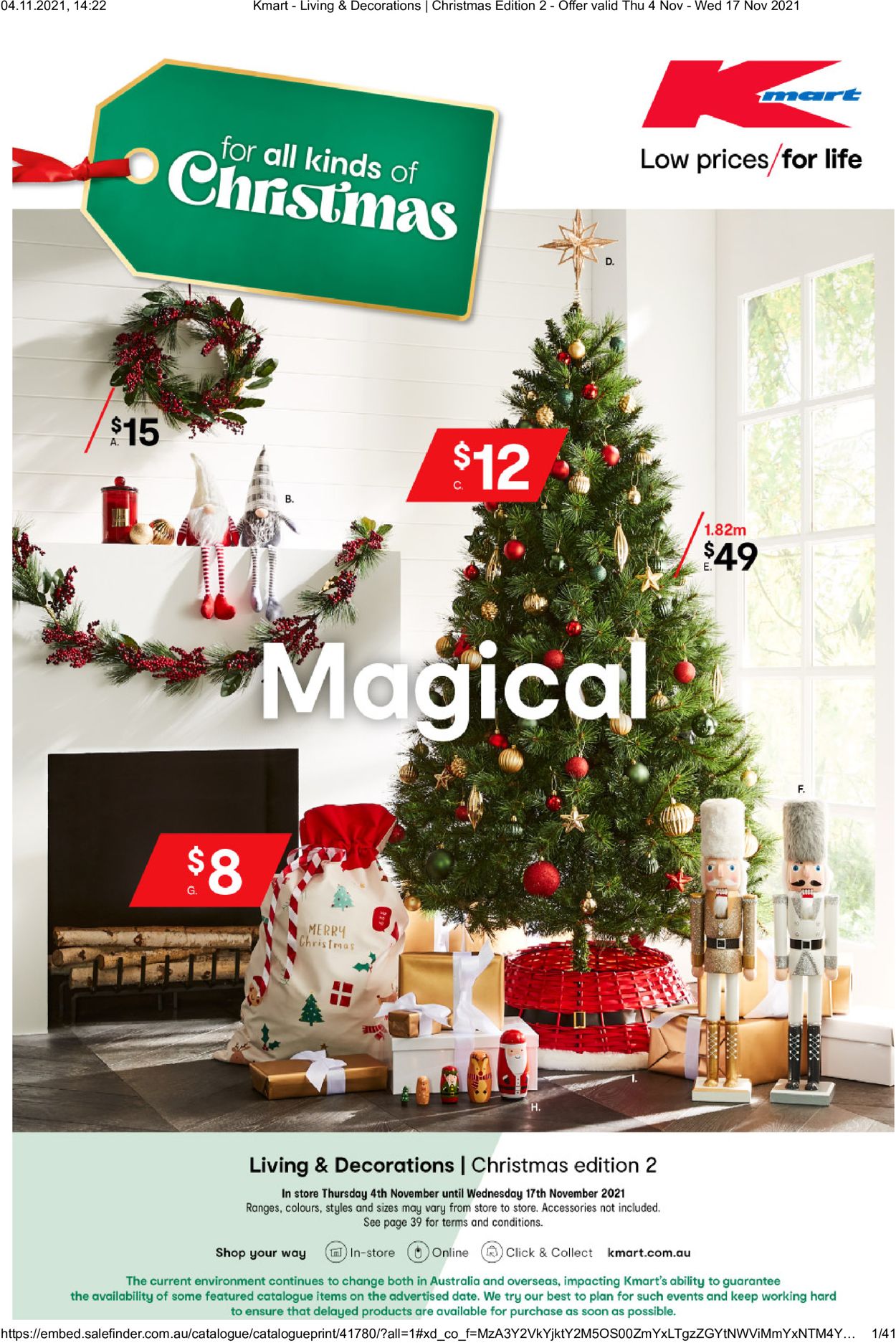 Kmart Catalogue from 04/11/2021