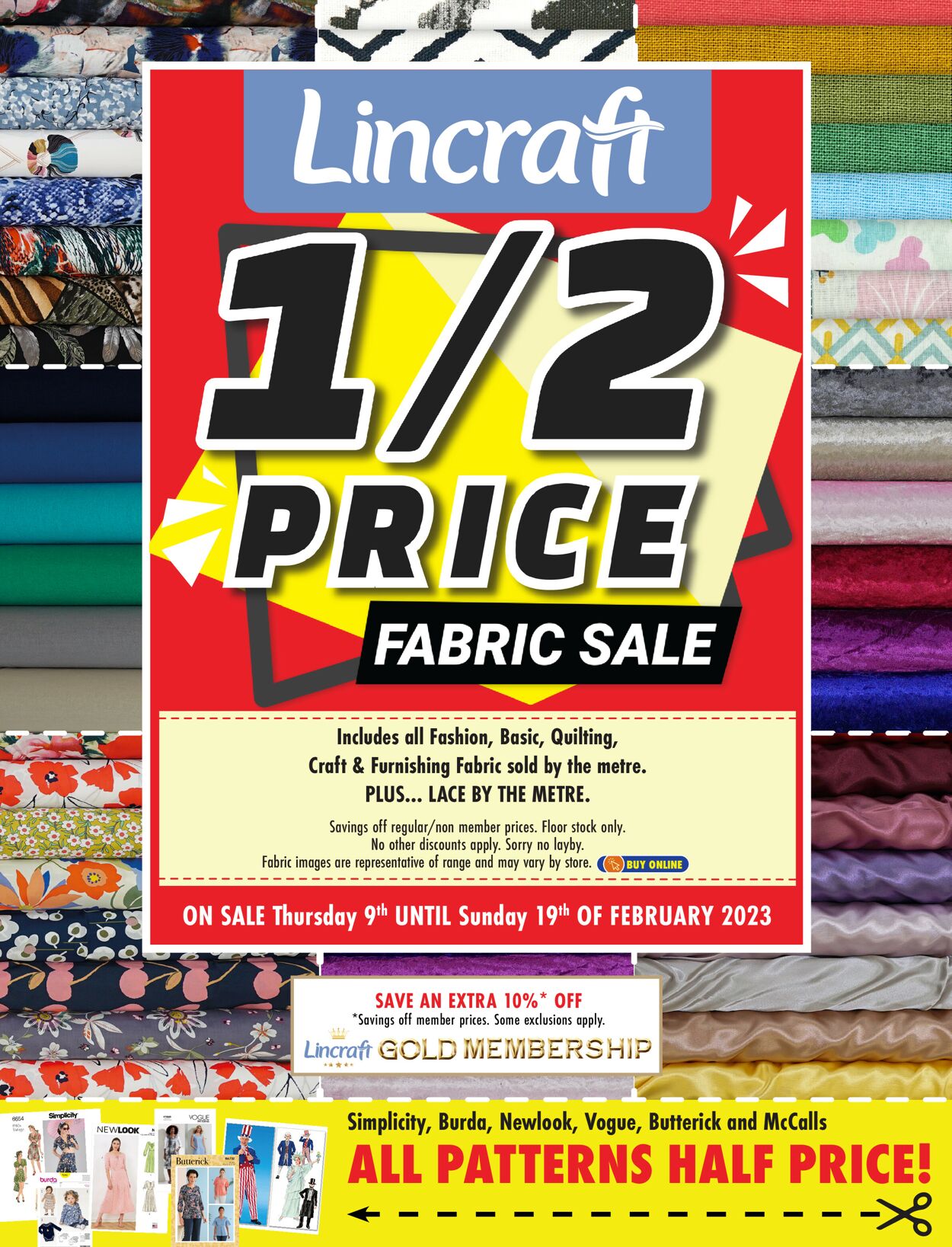 Lincraft Catalogue from 09/02/2023