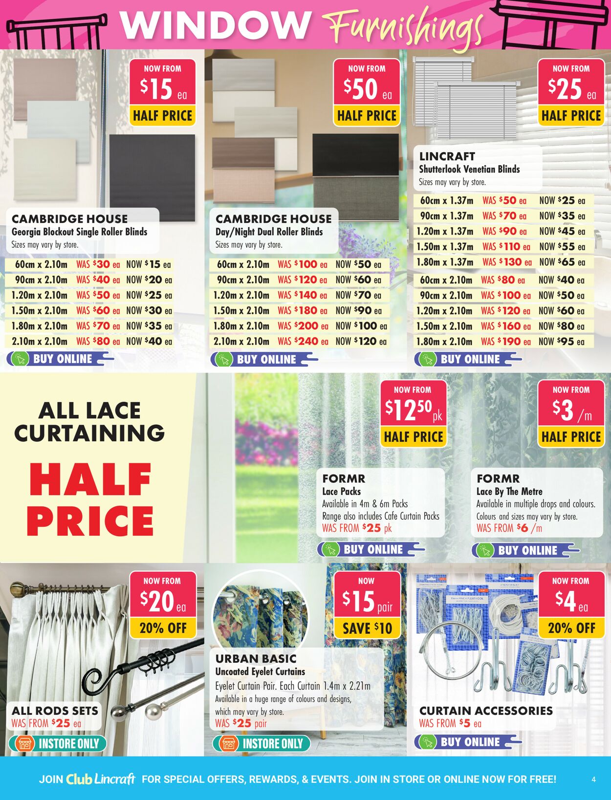 Lincraft Catalogue from 09/03/2023