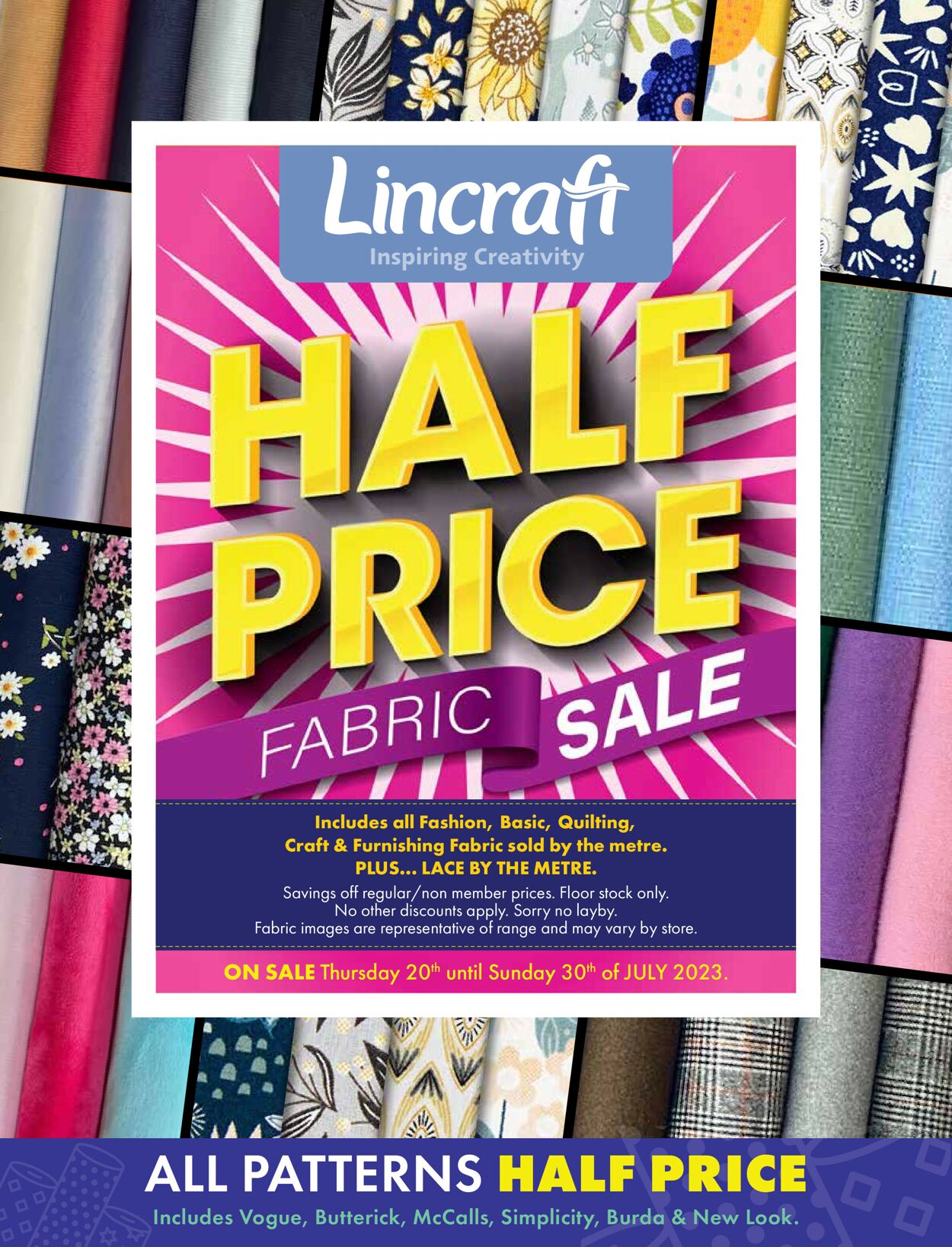 Lincraft Catalogue from 20/07/2023
