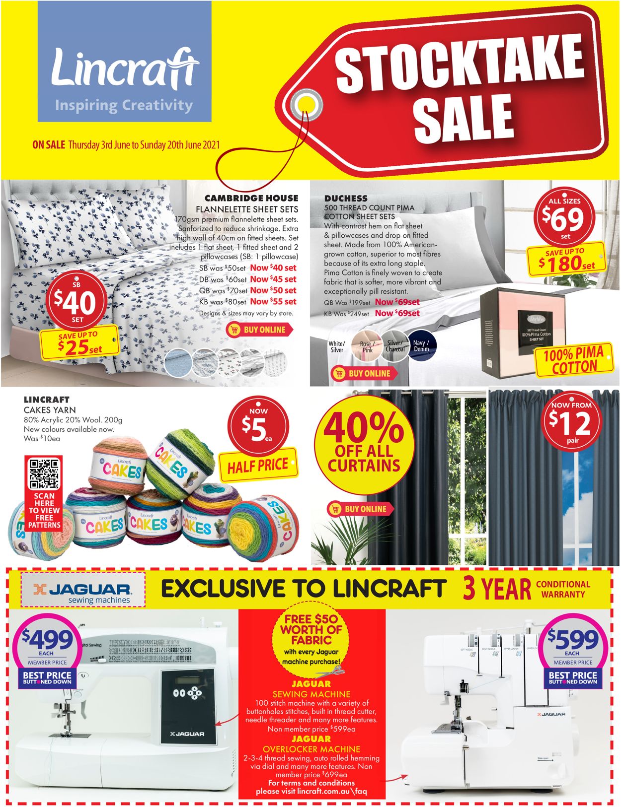Lincraft Catalogue from 03/06/2021