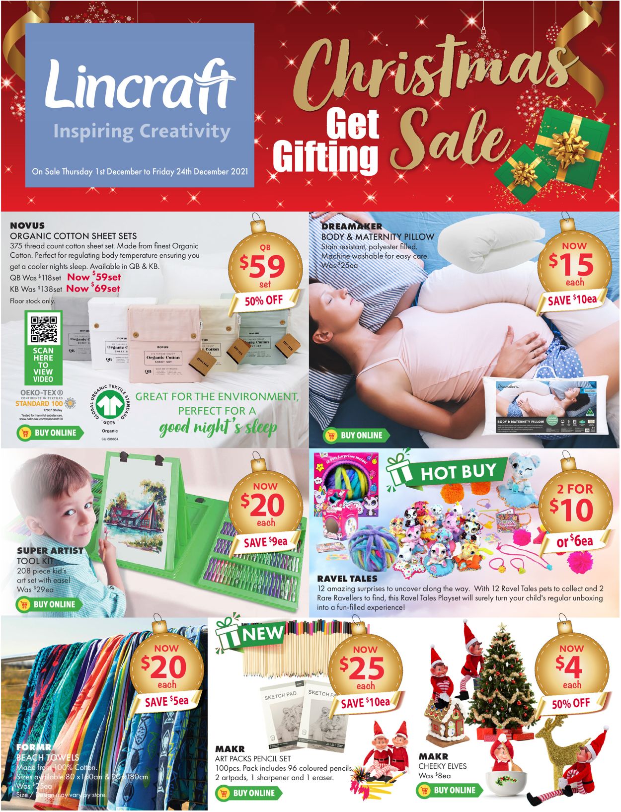 Lincraft Catalogue from 01/12/2021
